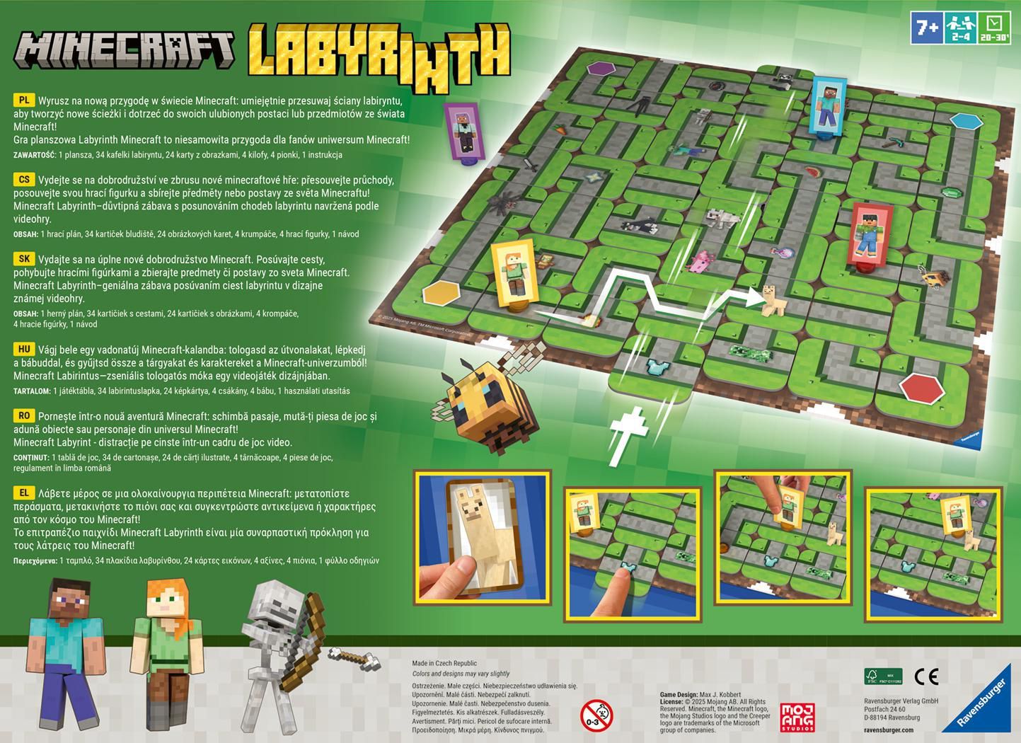 Ravensburger Hry 247714 Labyrinth Minecraft-0