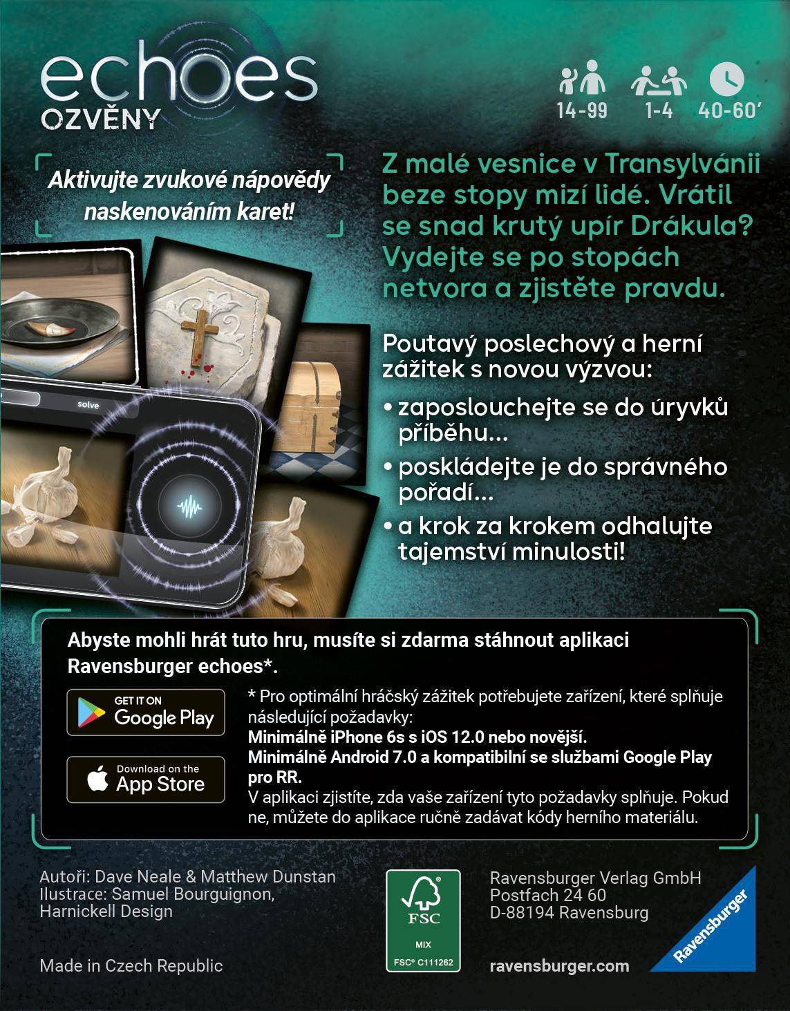 Ravensburger Hry 247868 Echoes Drákula-1