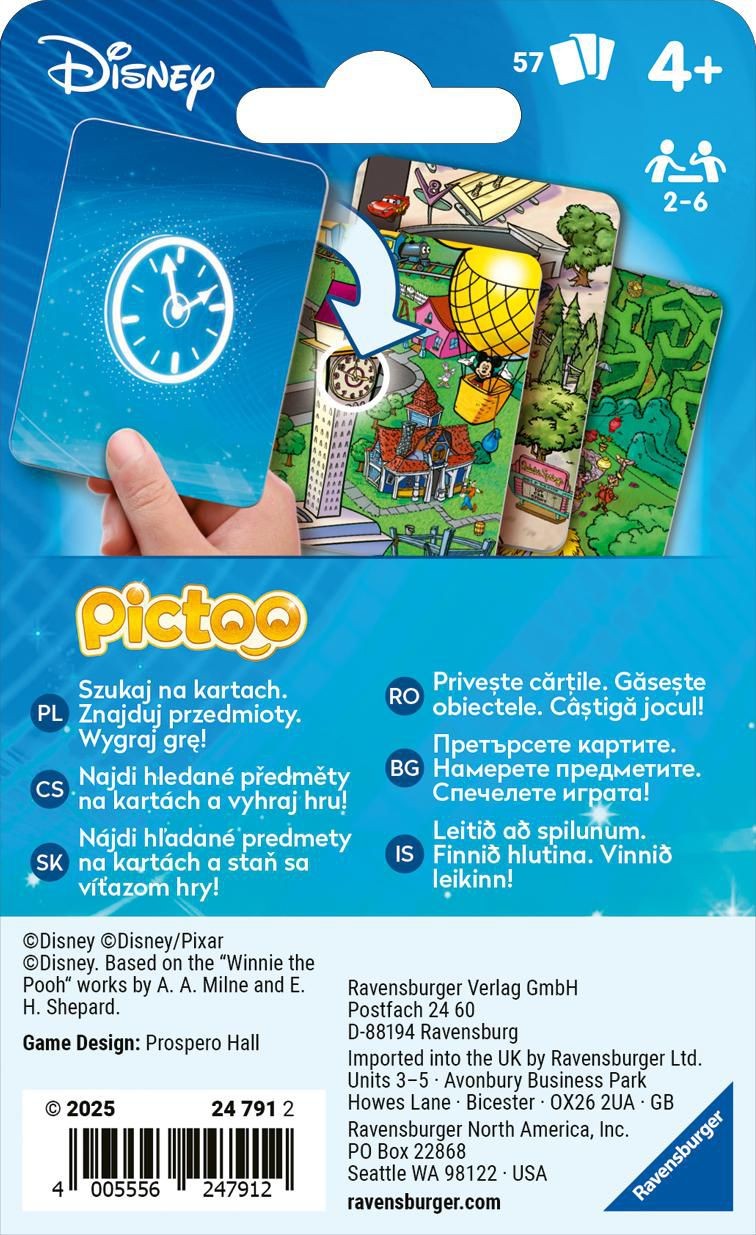 Ravensburger Hry 247912 Pictoo Disney-1