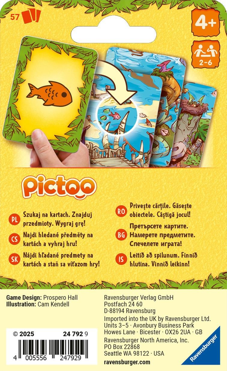 Ravensburger Hry 247929 Pictoo Dinosauři-1