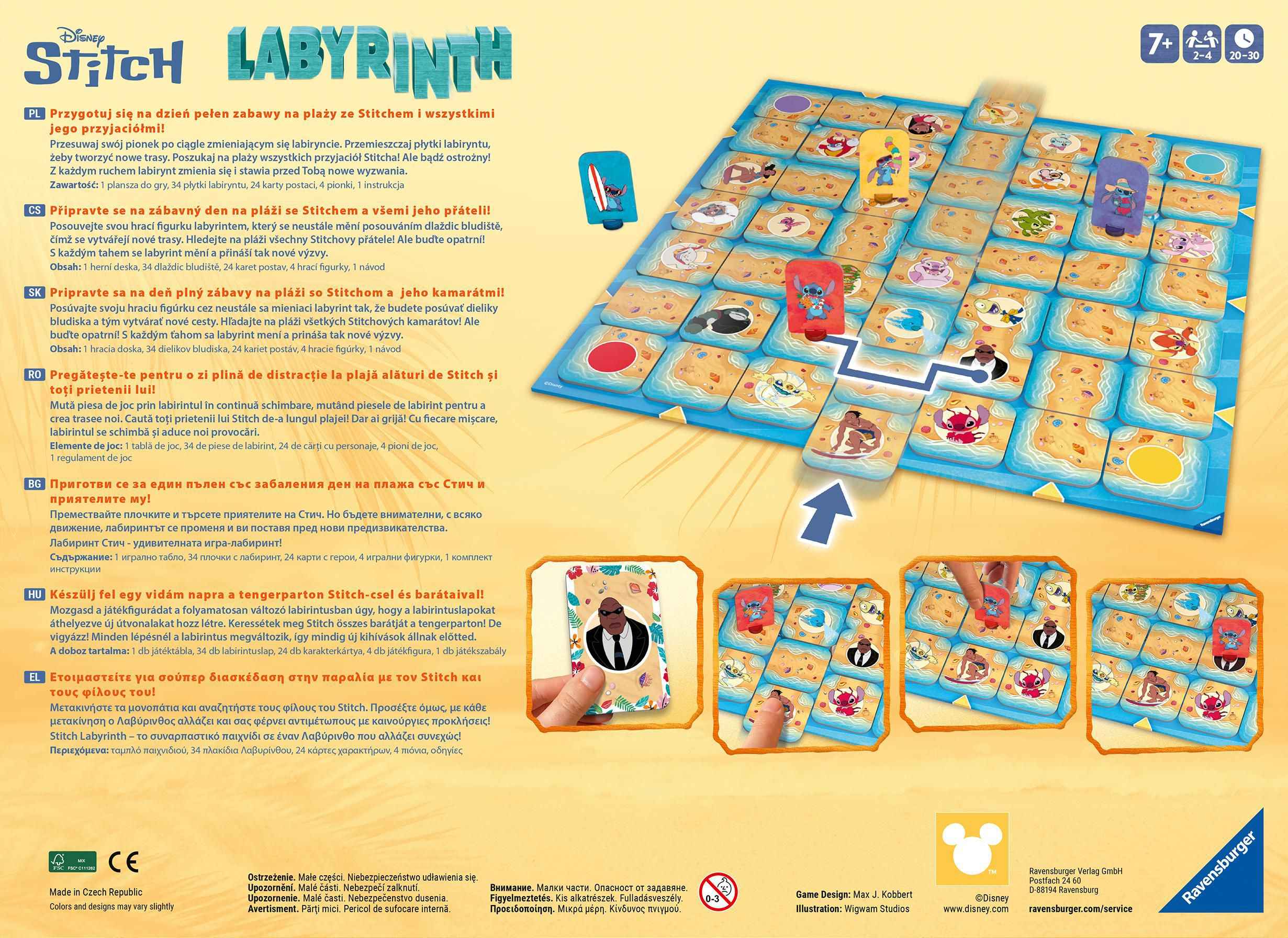 Ravensburger Hry 249626 Labyrinth Stitch-0