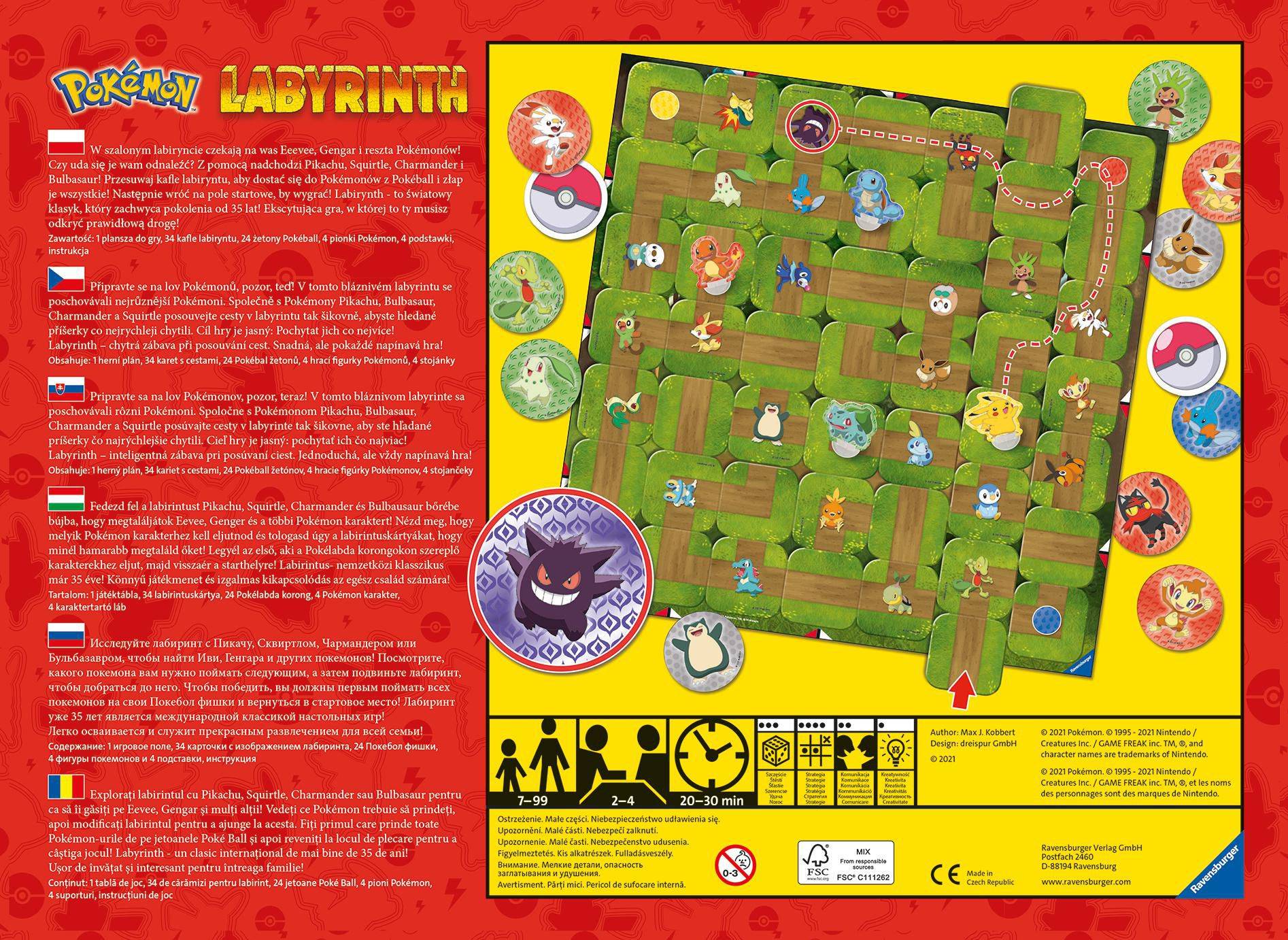 Ravensburger hry 270361 Labyrinth Pokémon-1