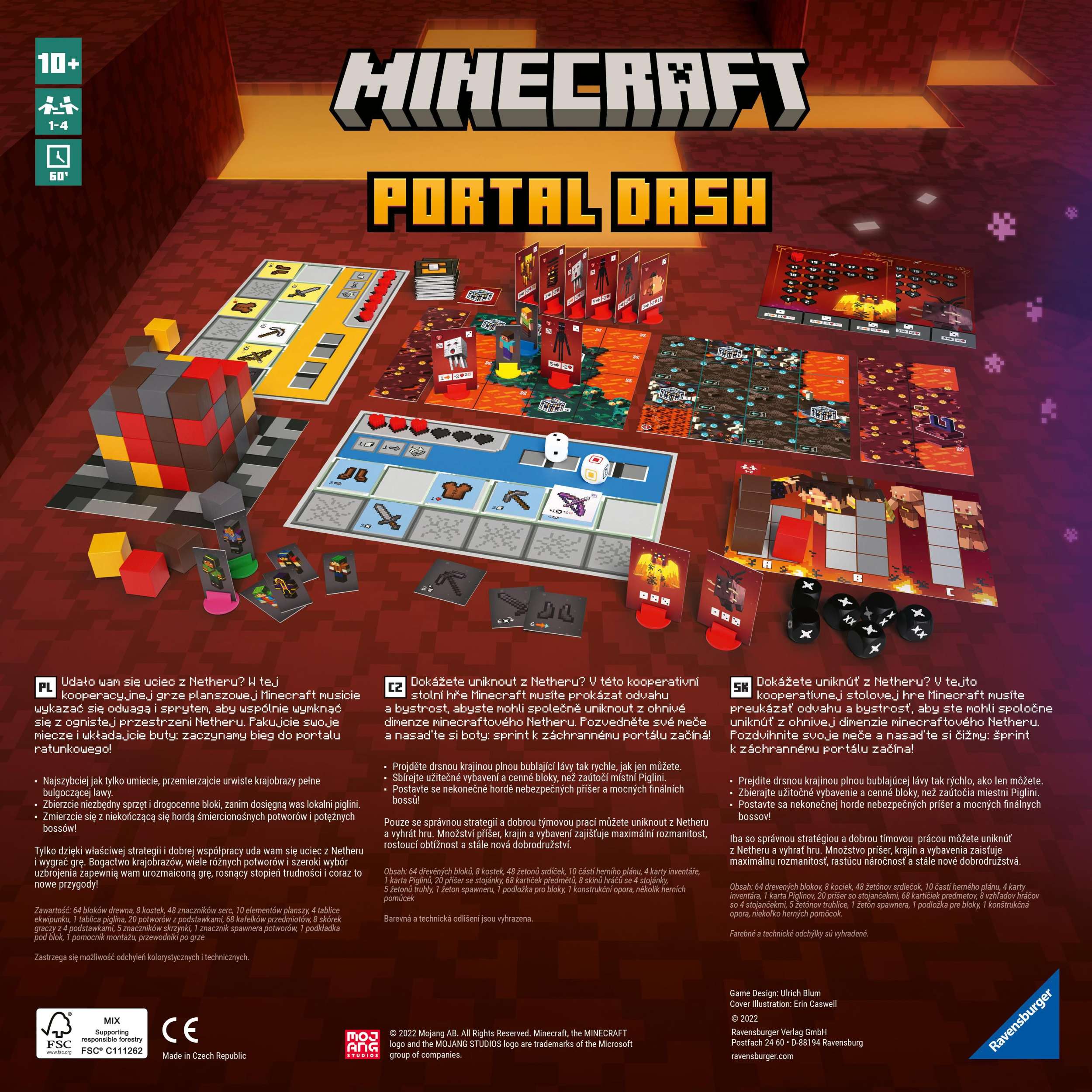 Ravensburger hry 274369 Minecraft: Portal Dash-0