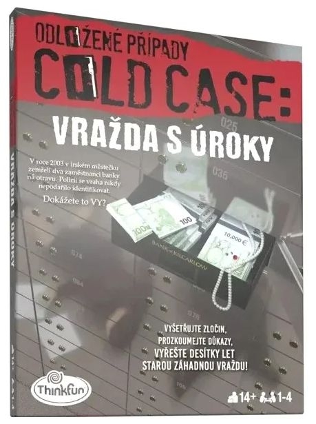Ravensburger Hry ThinkFun HRY 765966 Odložené případy: Vražda s úroky-0