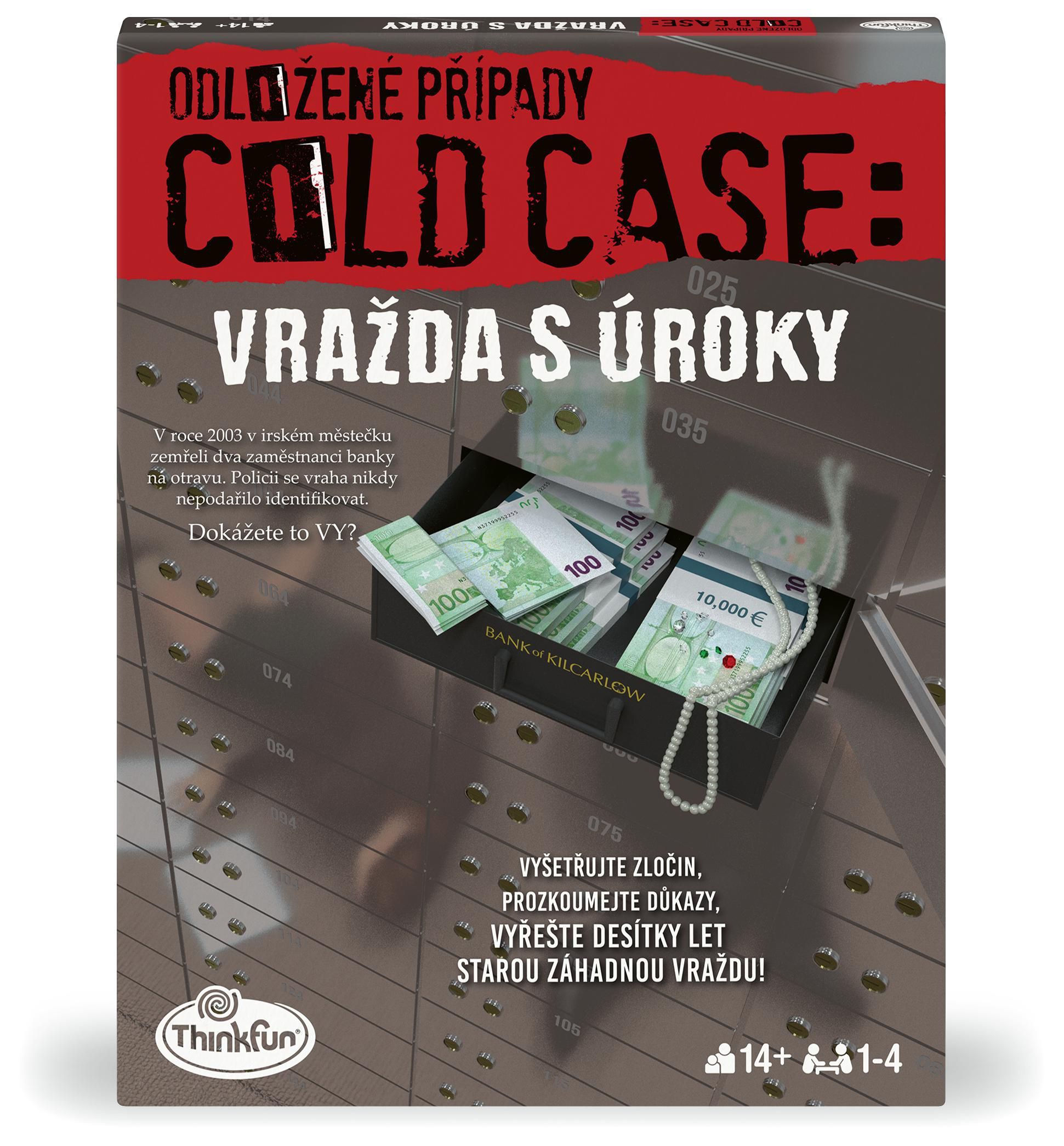Svět dětí - Ravensburger Hry ThinkFun HRY 765966 Odložené případy: Vražda s úroky