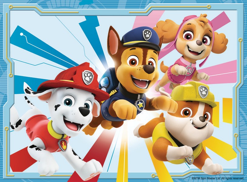 Svět dětí - Ravensburger Puzzle 030651 Tlapková patrola 4 v 1