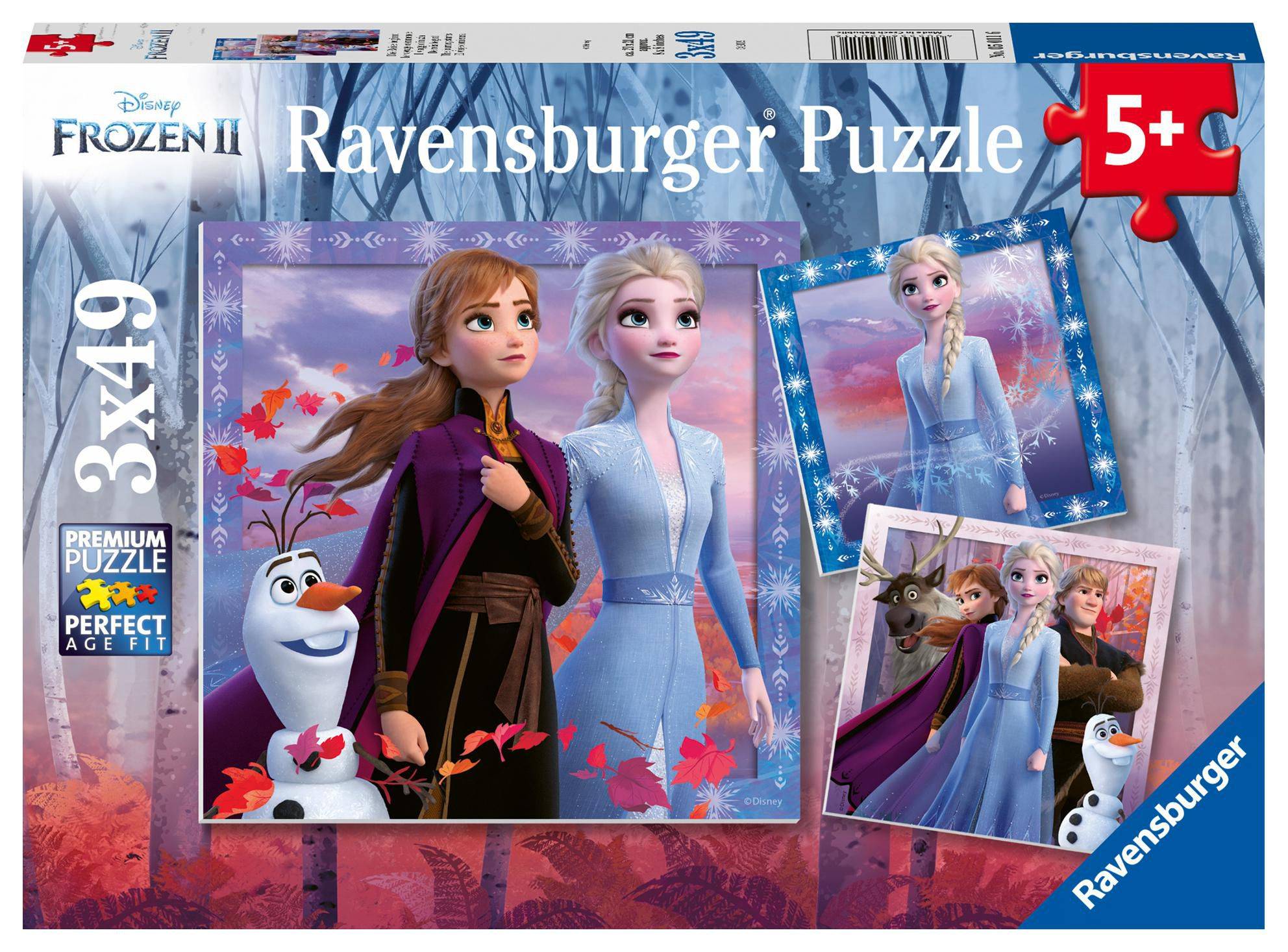 Svět dětí - Ravensburger puzzle 050116 Frozen 2, 3x49 dílků