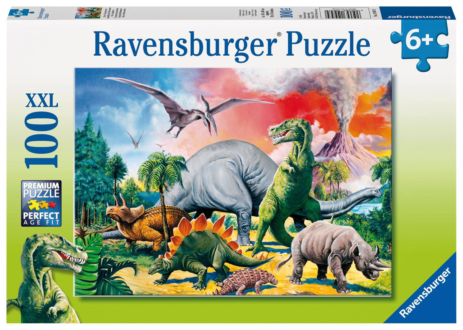 Svět dětí - Ravensburger puzzle 109579 Mezi dinosaury 100 dílků