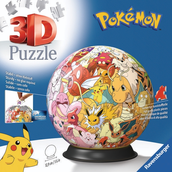 Svět dětí - Ravensburger Puzzle 115952 Puzzle-Ball Pokémoni