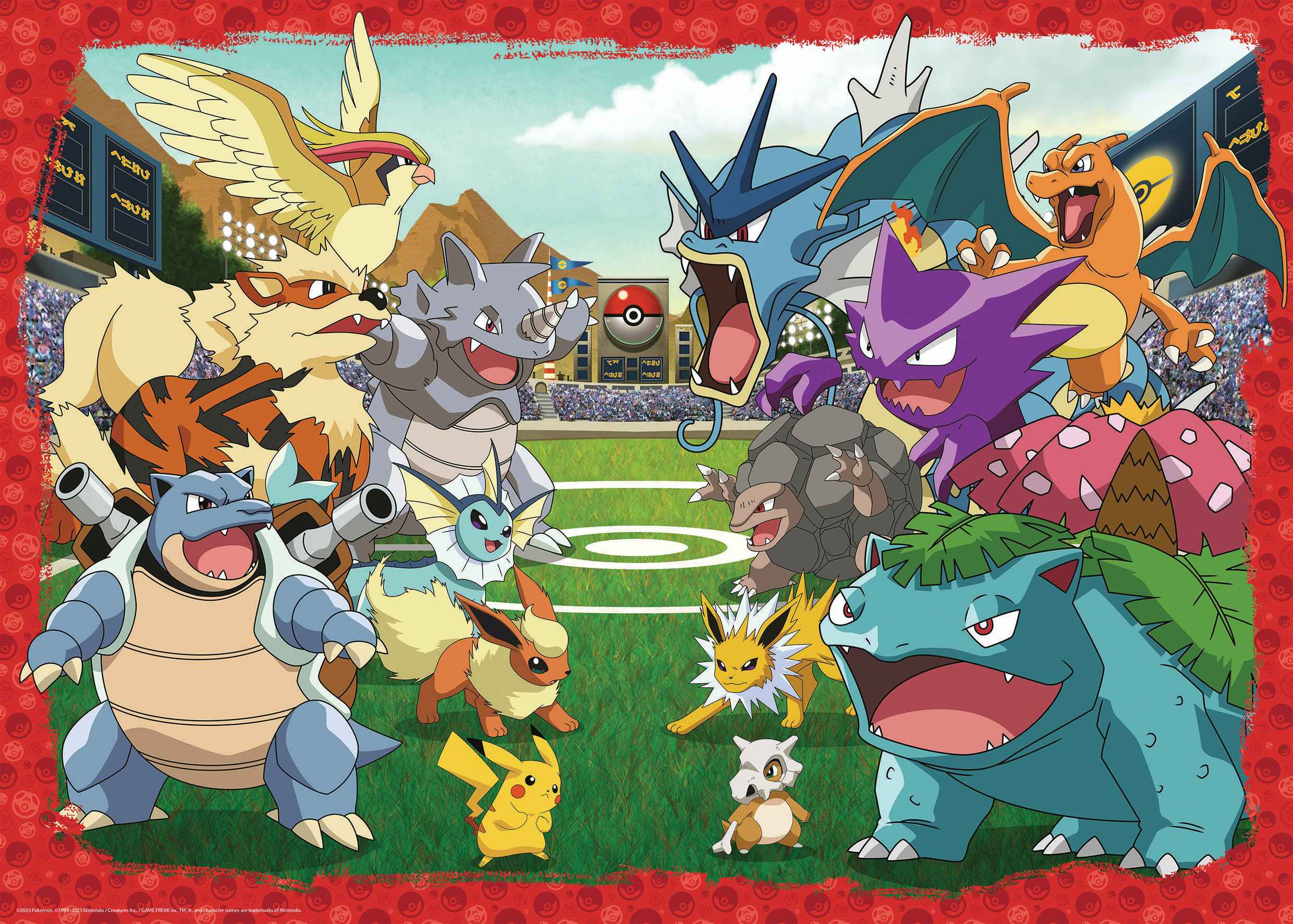 Svět dětí - Ravensburger puzzle 120006282 Pokémon: Poměr síly 1000 dílků