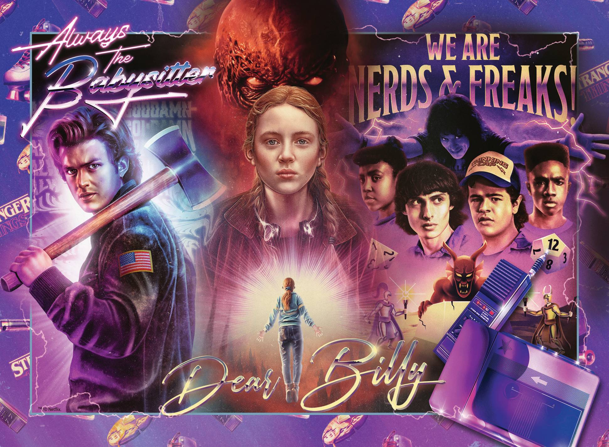 Svět dětí - Ravensburger Puzzle 120012269 Stranger Things 300 dílků