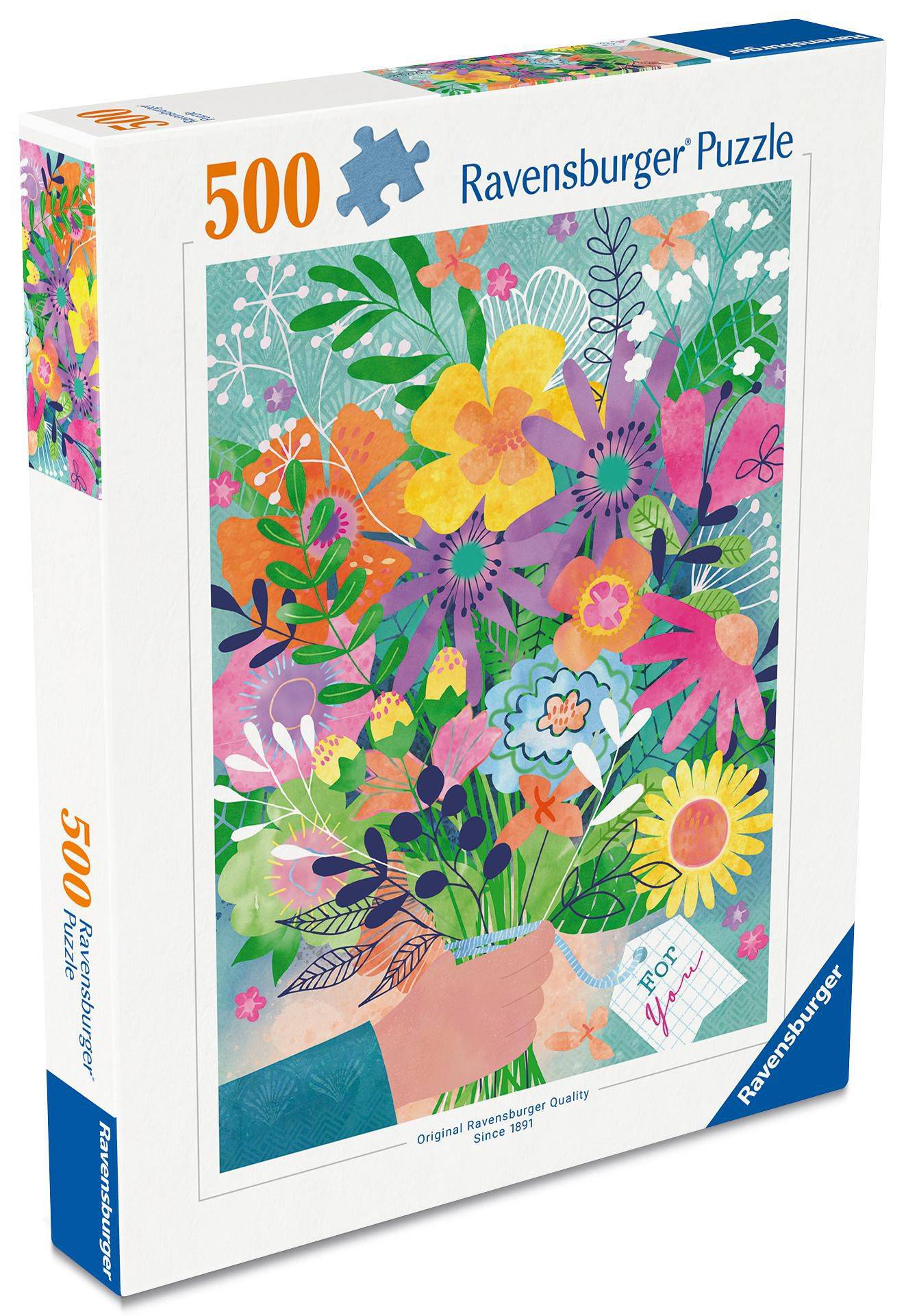 Ravensburger Puzzle 120017950 Kytky pro Tebe 500 dílků-0