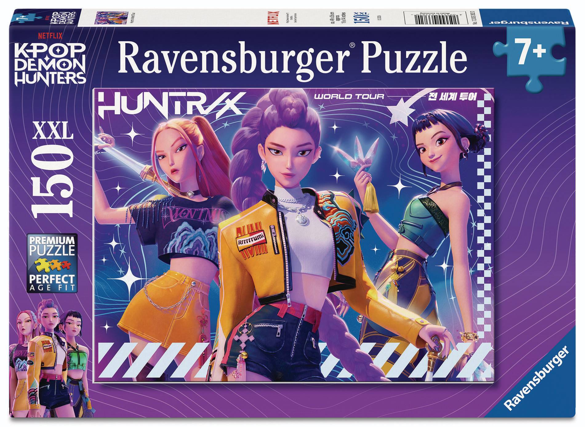 Svět dětí - RAVENSBURGER Puzzle 120033820 K-pop: Lovkyně démonů: Světové turné 150 dílků