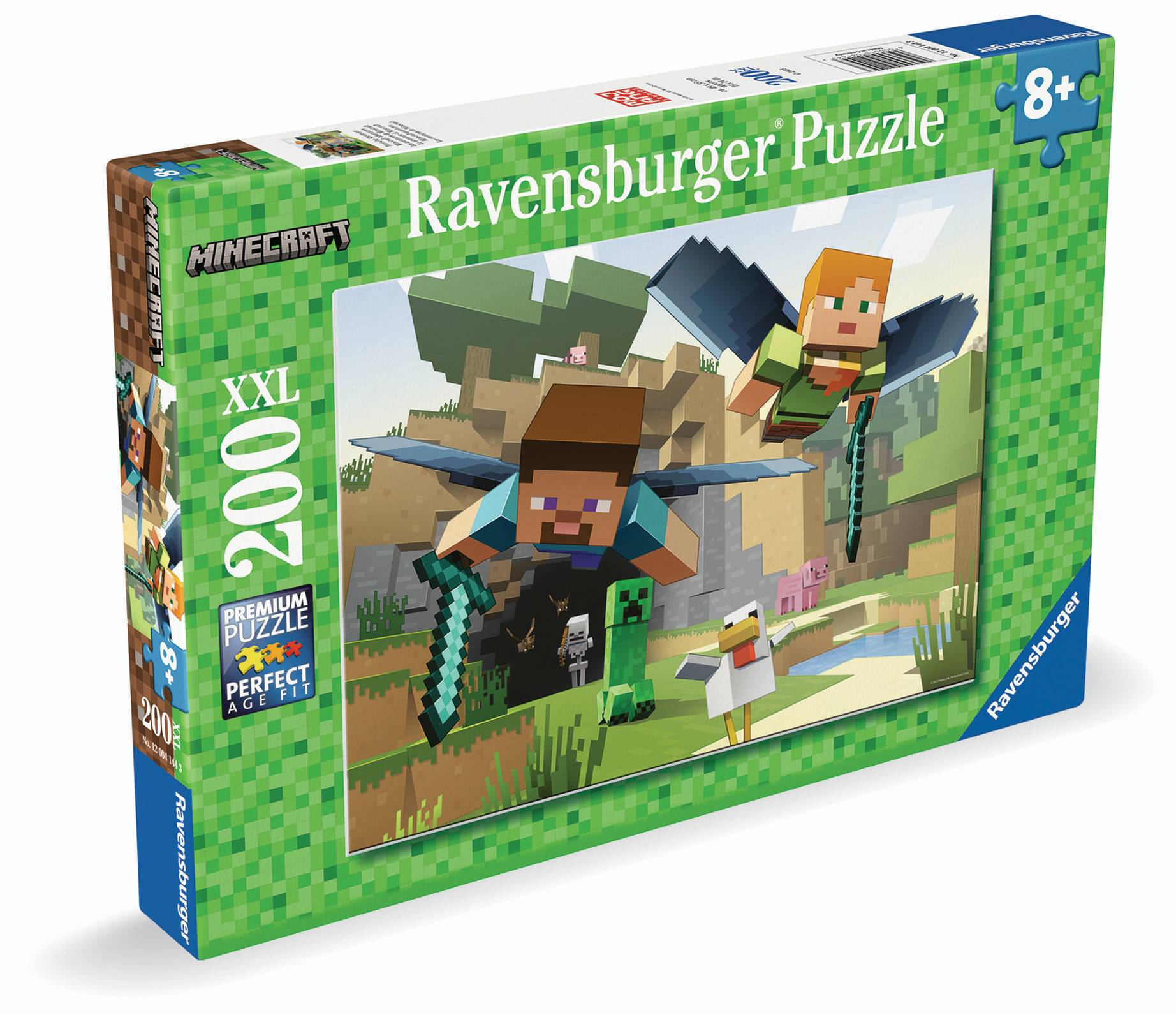 Svět dětí - Ravensburger Puzzle 120041443 Minecraft 200 dílků