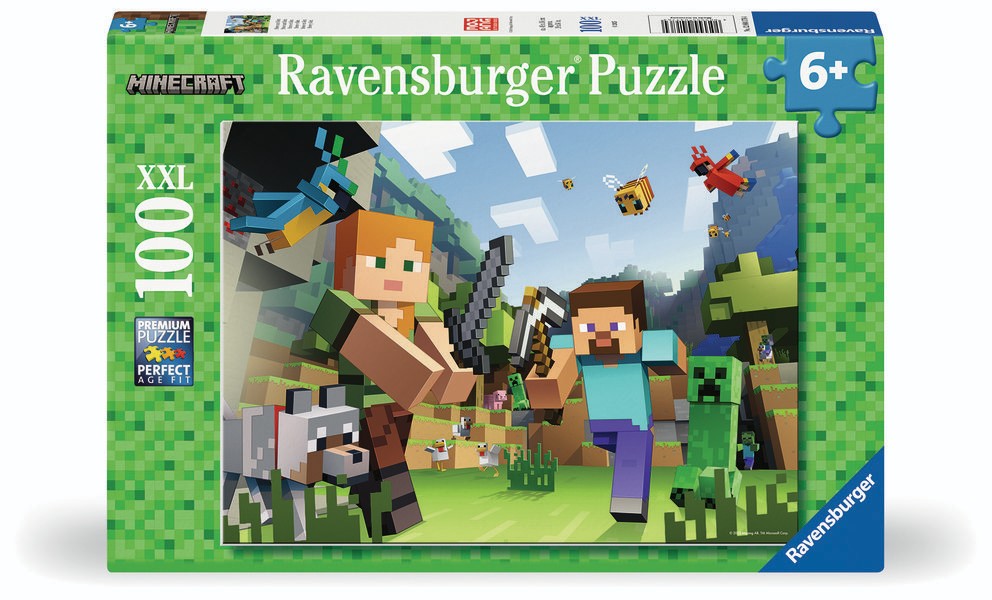 Svět dětí - Ravensburger Puzzle 120041764 Minecraft 100 dílků