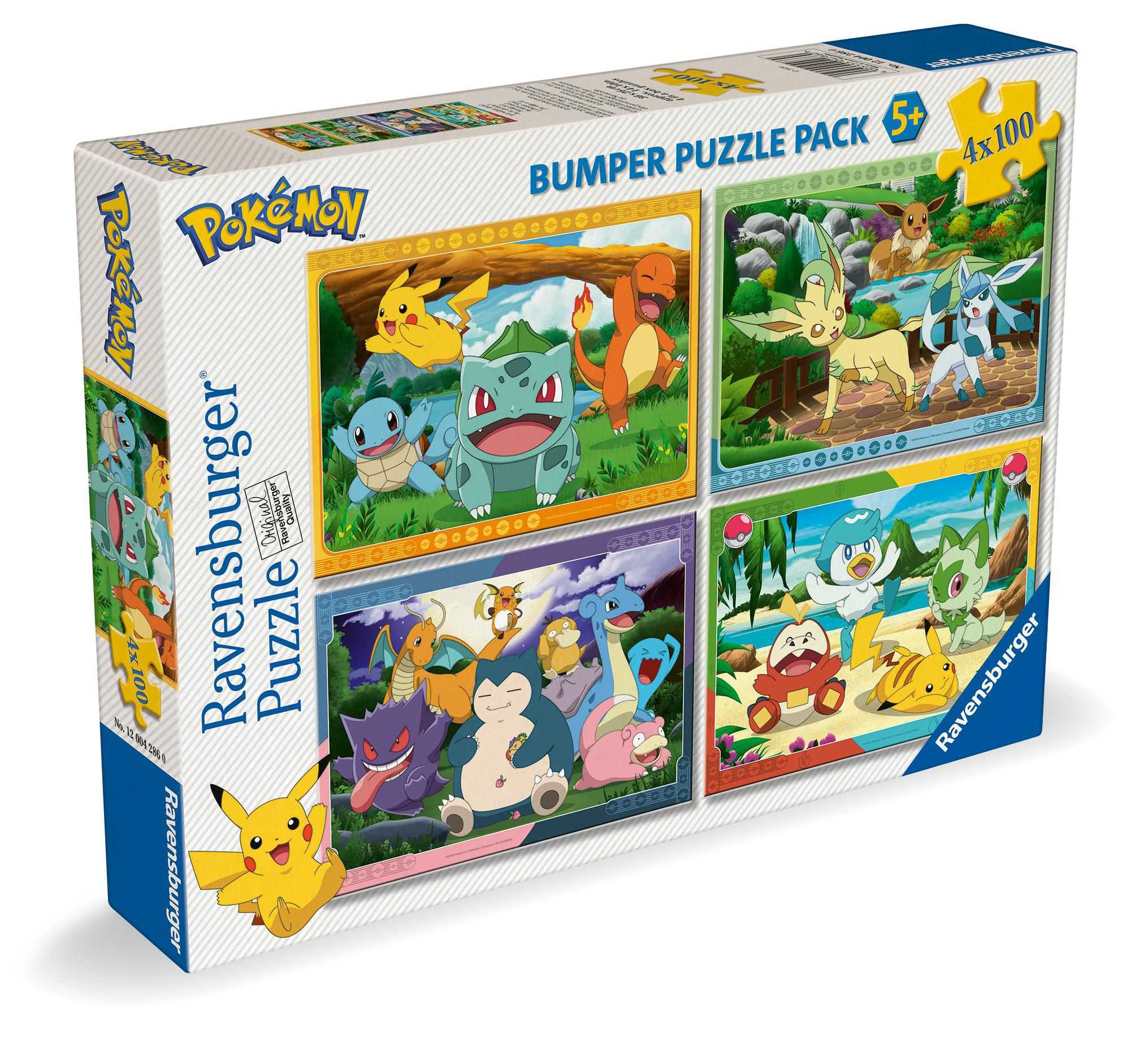 Ravensburger Puzzle 120042860 Pokémon 4x100 dílků-0