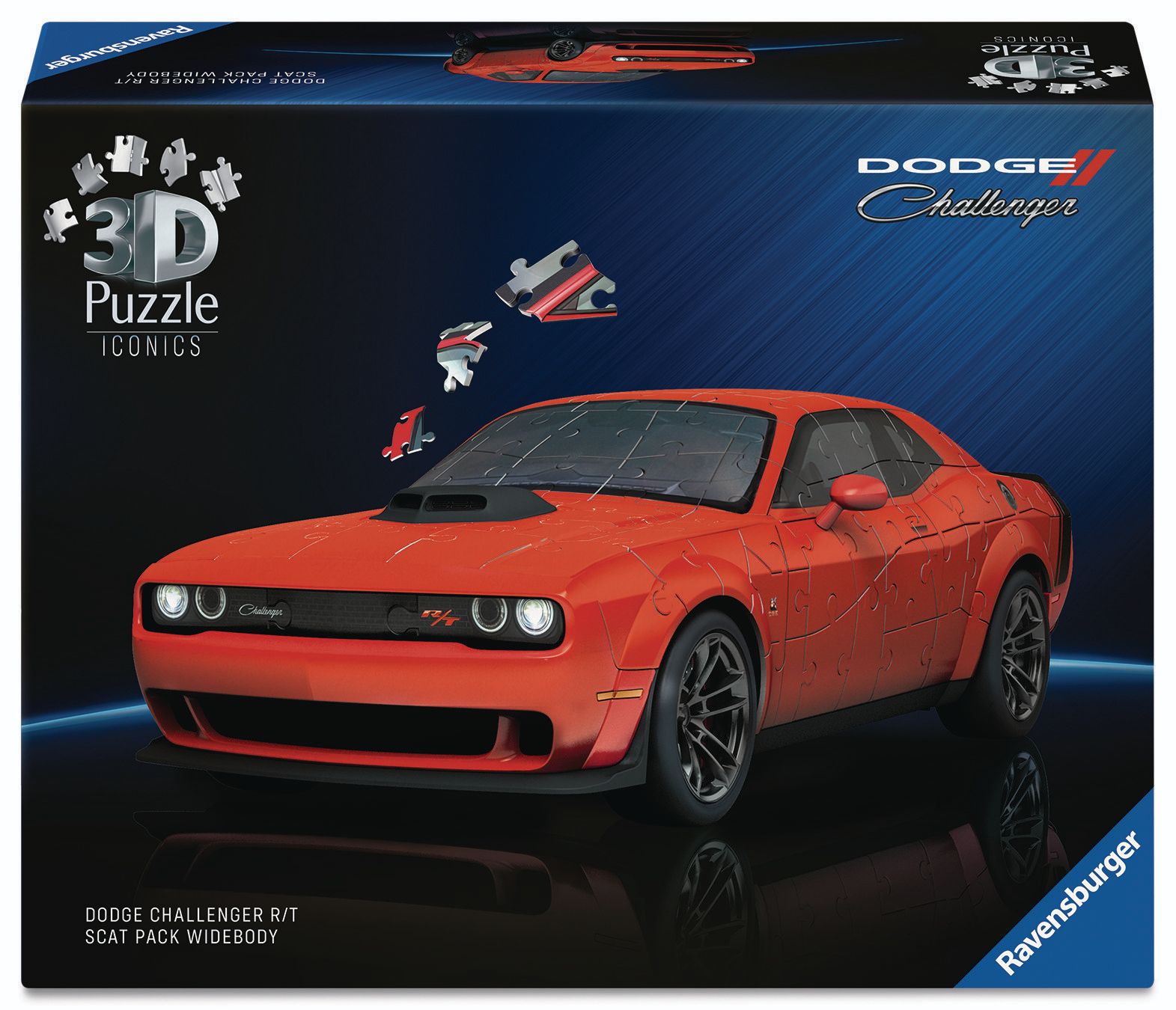 Svět dětí - Ravensburger Puzzle 120080367 Iconics: Dodge Challenger R/T Scat Pack Widebody