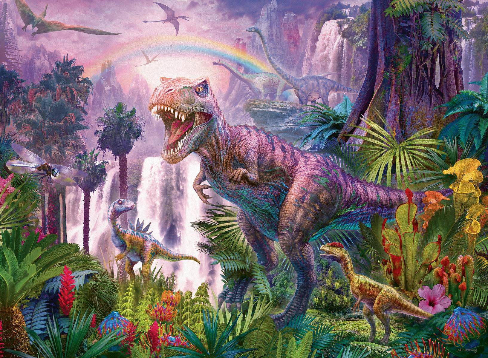 Ravensburger Puzzle 128921 Svět dinosaurů 200 dílků-0