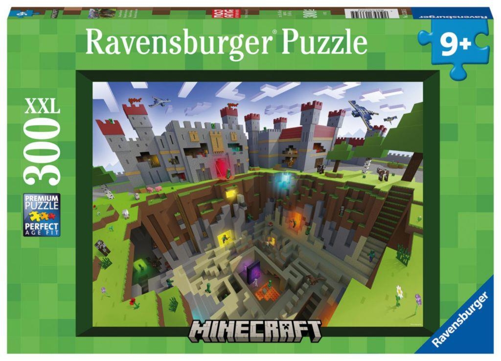 Svět dětí - Ravensburger Puzzle 133345 Minecraft 300 dílků