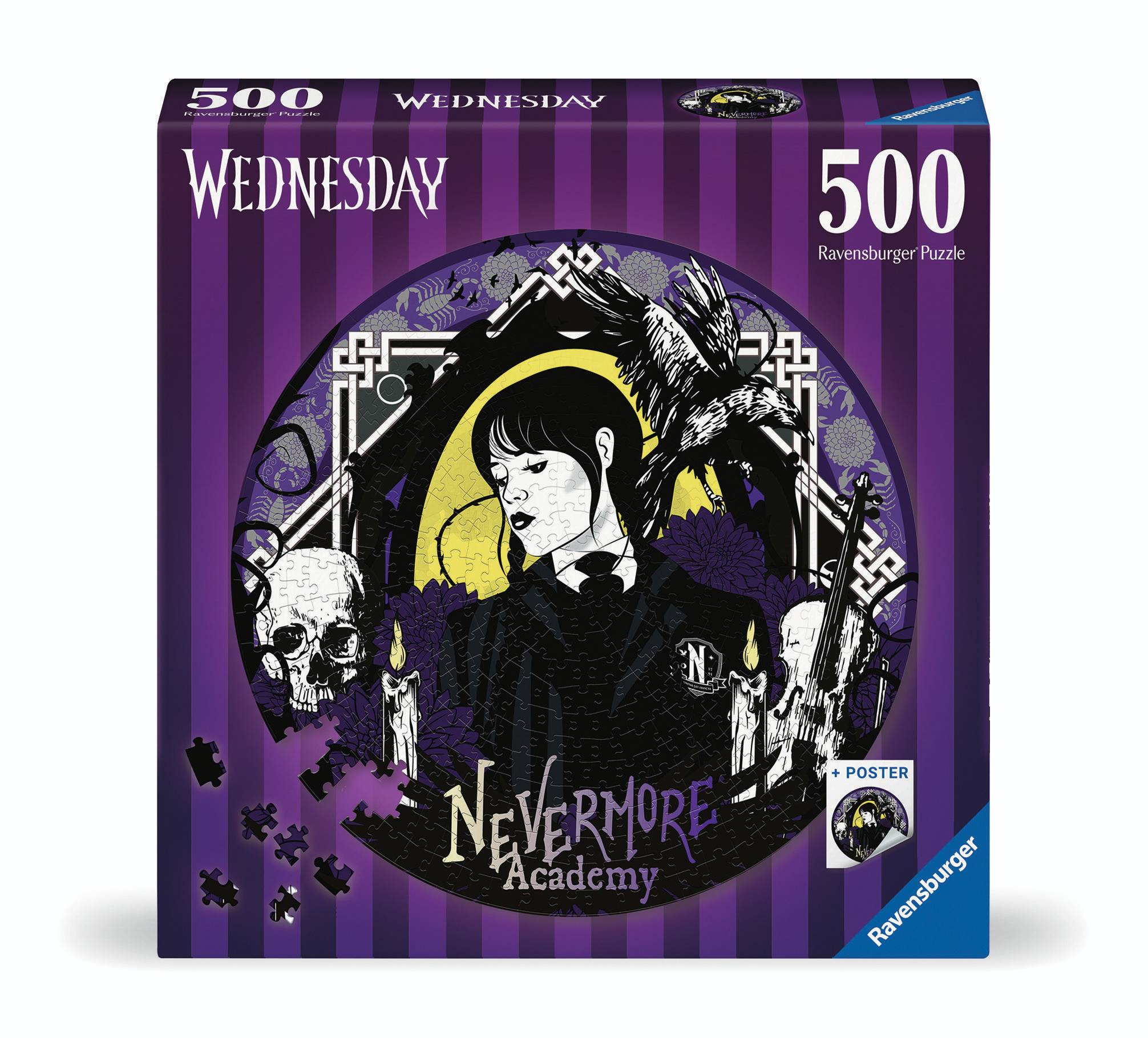 Svět dětí - Ravensburger Puzzle 175734 Kruhové Puzzle: Wednesday 500 dílků