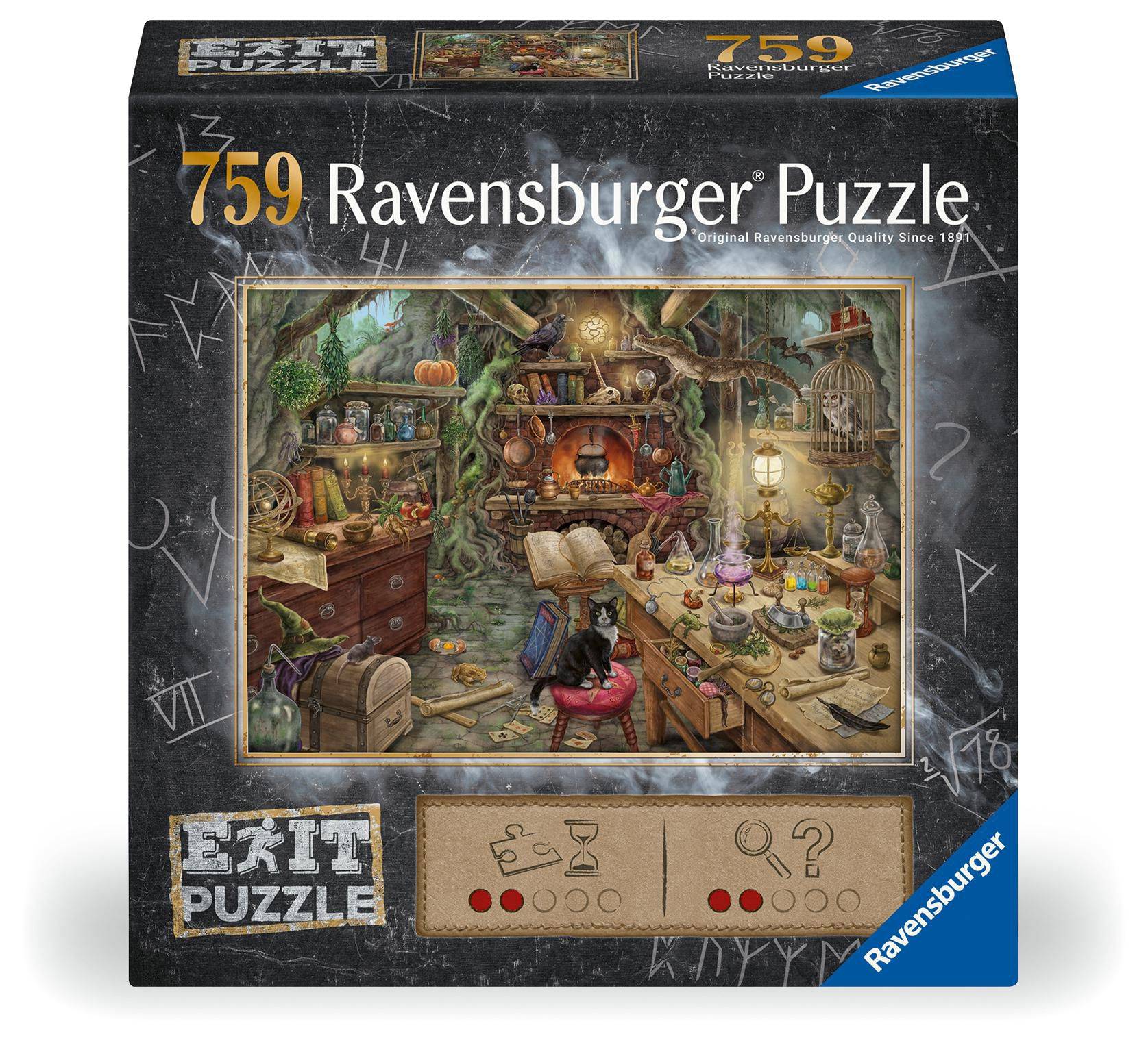 Svět dětí - Ravensburger puzzle 199525 Exit Puzzle: Kouzelnická kuchyně 759 dílků