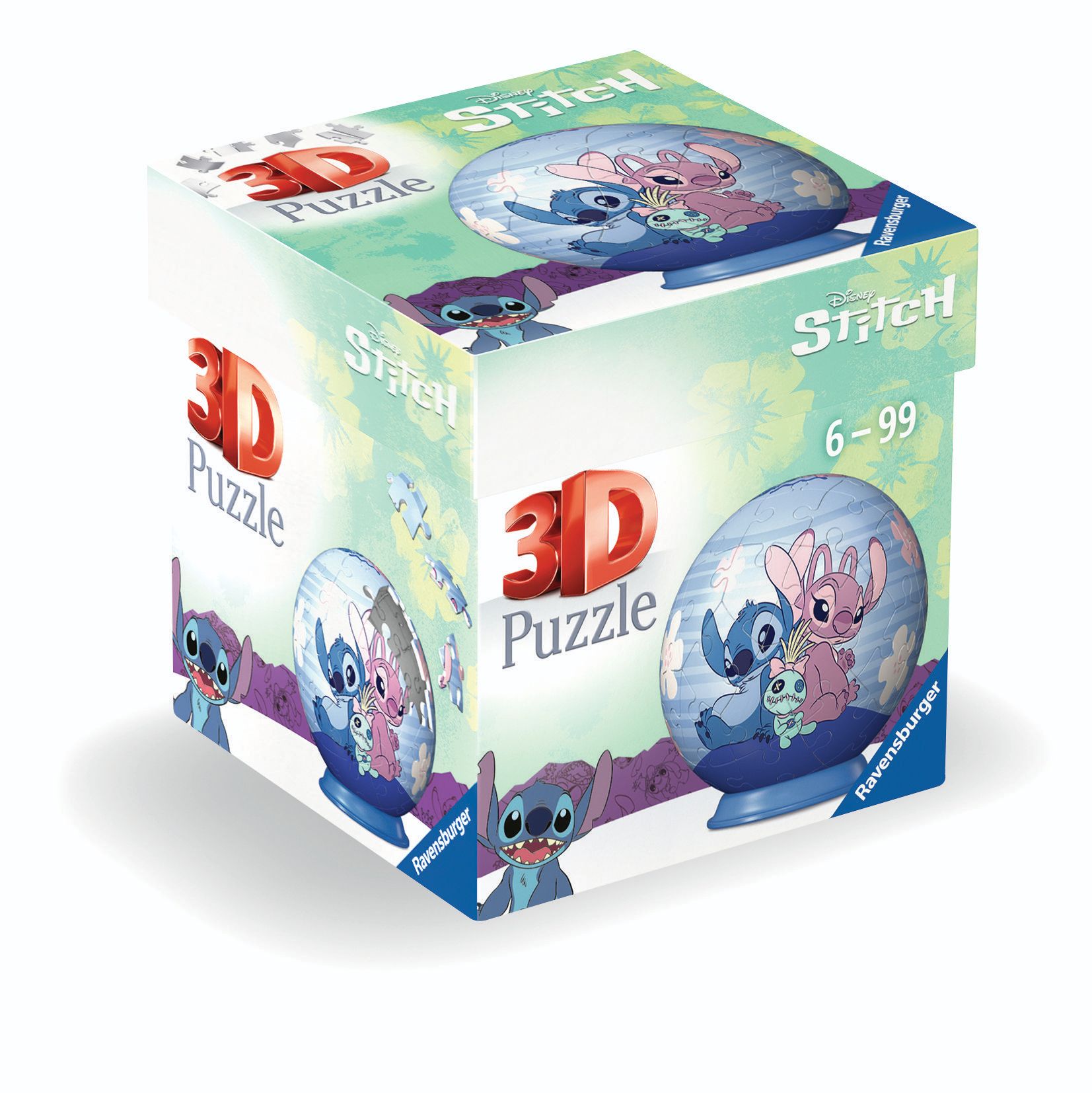 Svět dětí - Ravensburger Puzzle 3D 115990 Puzzle-Ball Disney: Stitch - Stich & Angel