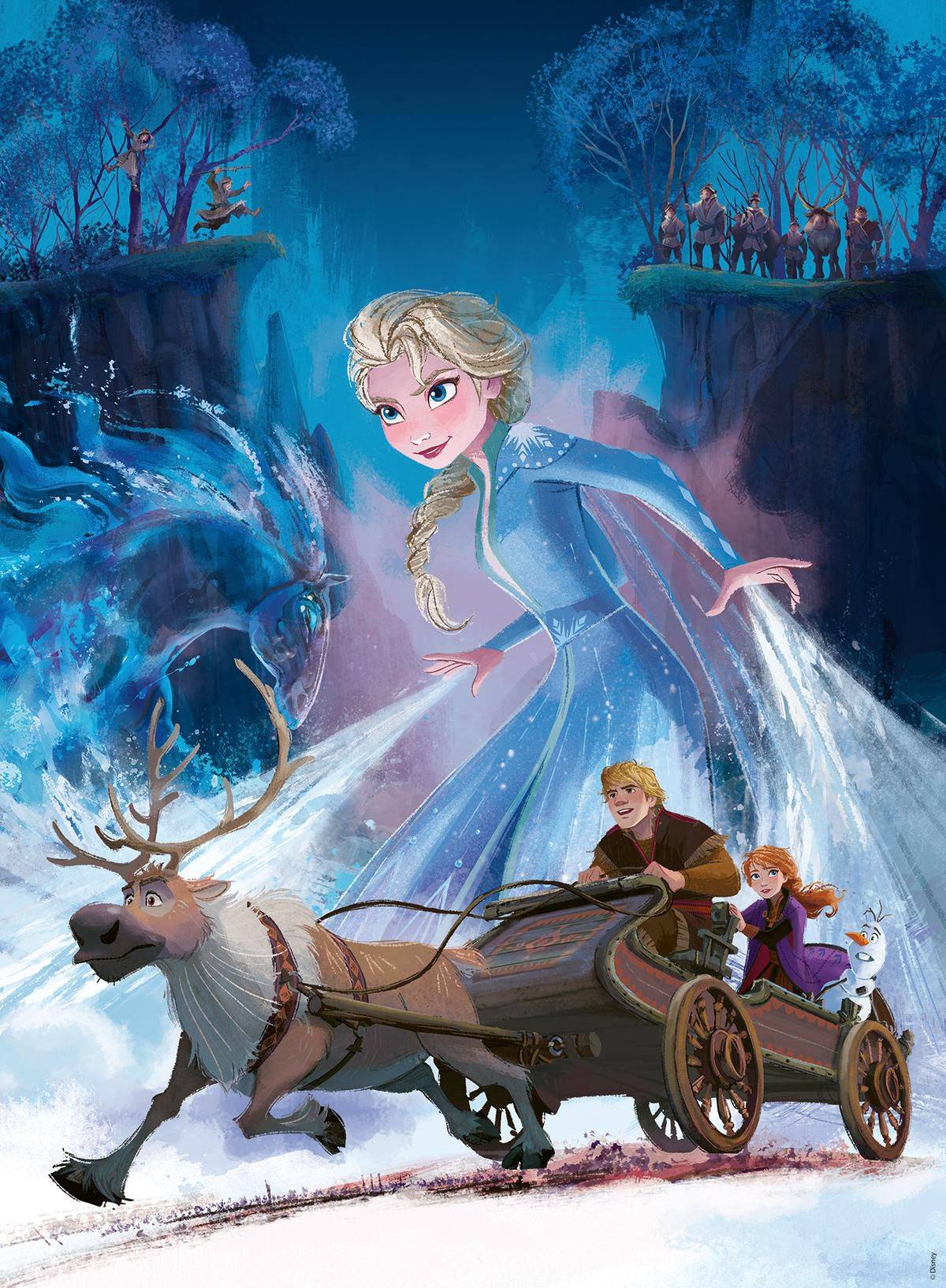 Ravensburger Puzzle Frozen II XXL 200 dílků 8y+-0