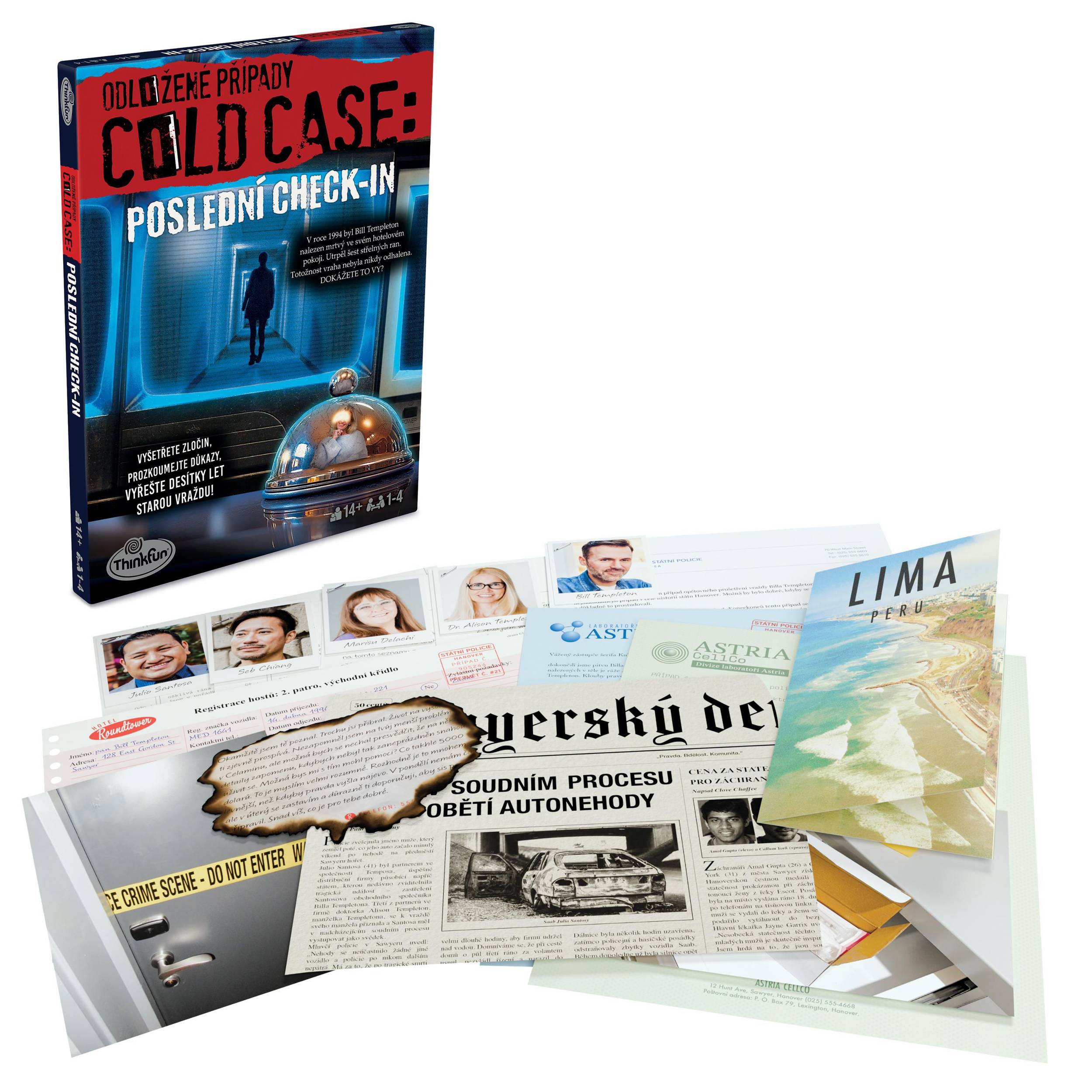 Ravensburger ThinkFun Hry 76693 Odložené případy: Poslední check-in-2