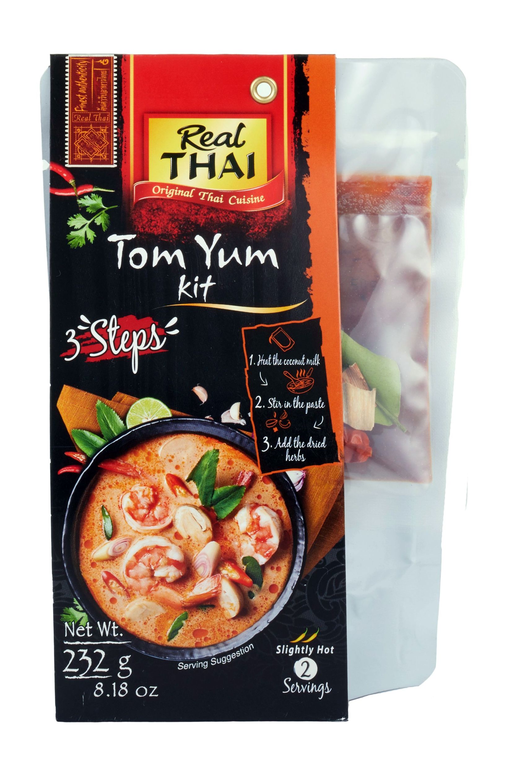 Trvanlivé potraviny - Real Thai Sada na přípravu polévky TomYum 232 g