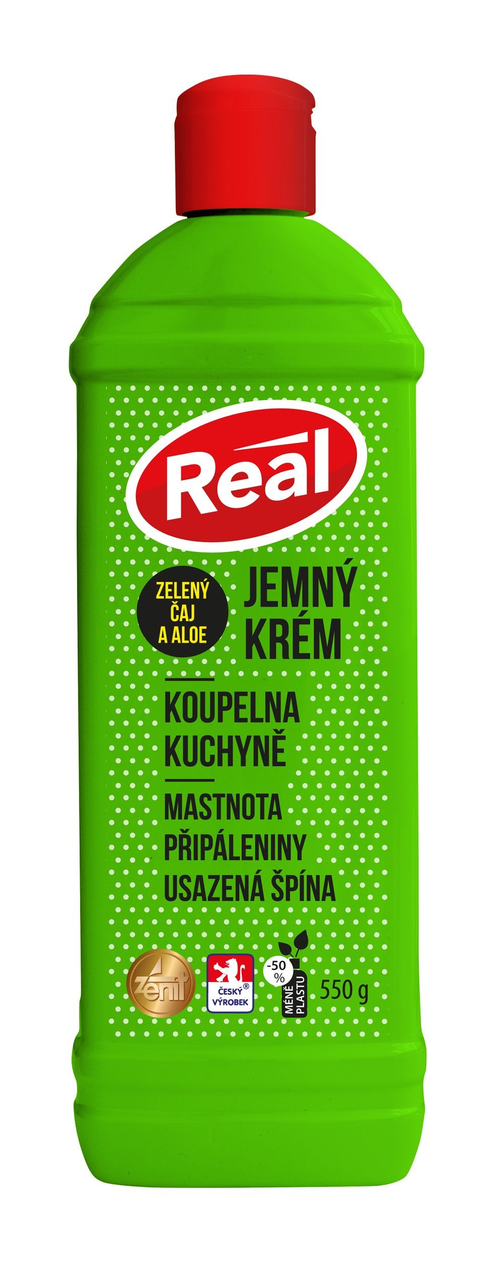 Real Zelený čaj & aloe jemný čisticí krém proti mastnotě a špíně 600 g-0