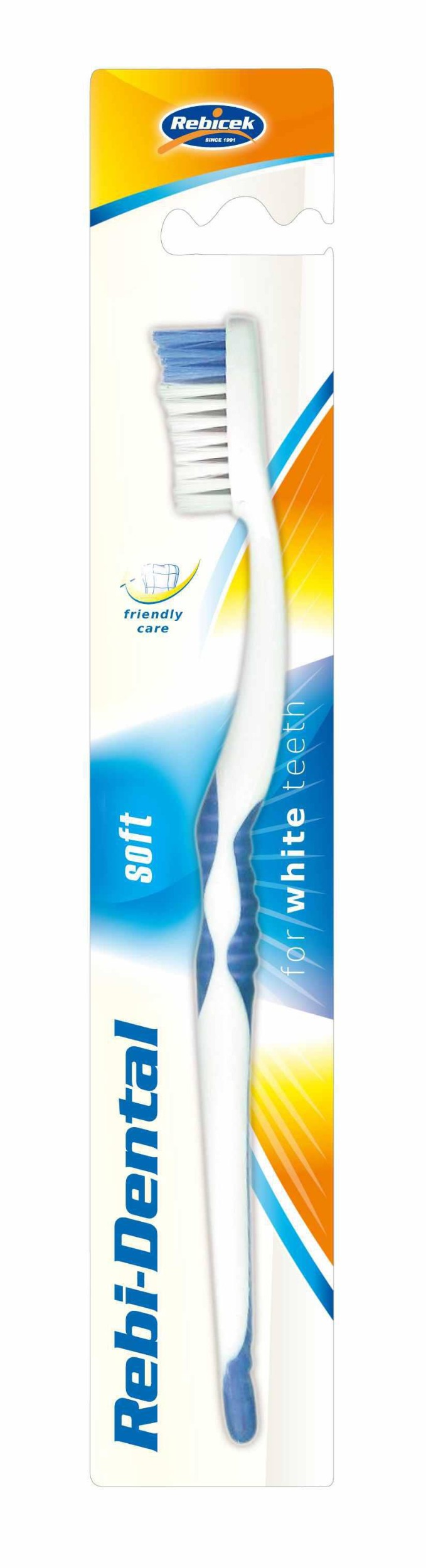 Drogerie a kosmetika - Rebi-Dental zubní kartáček měkký 1ks