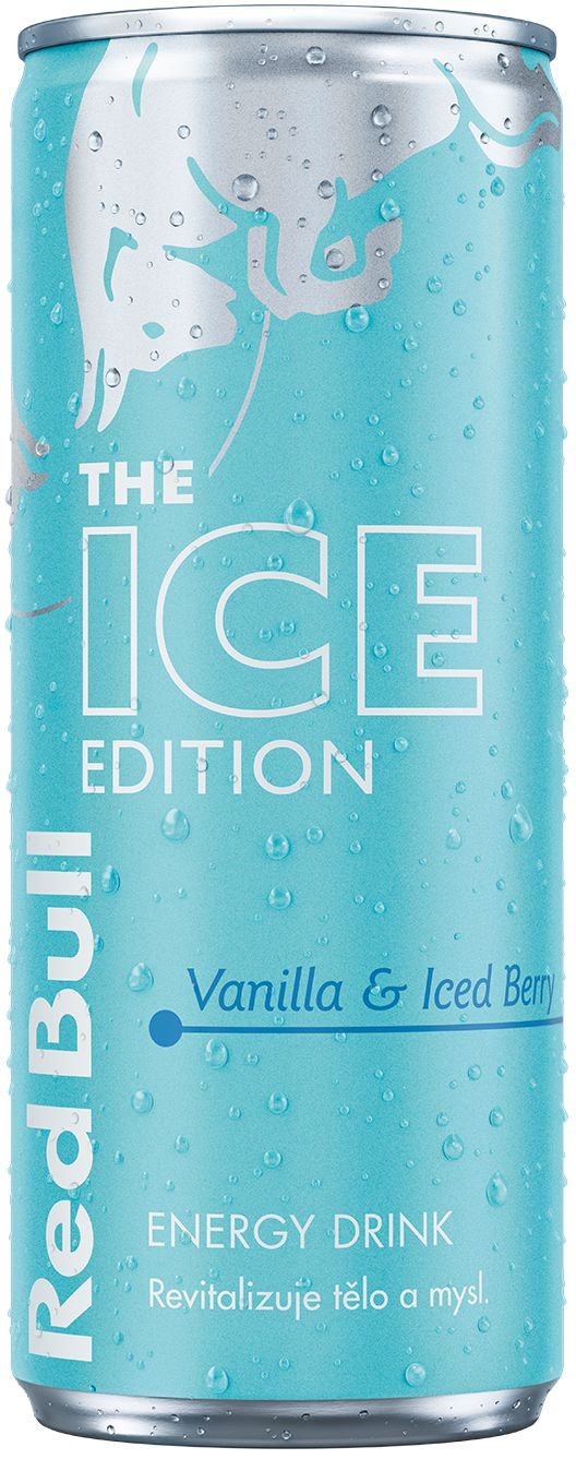 Nápoje - Red Bull Ice s příchutí vanilky a ledové borůvky