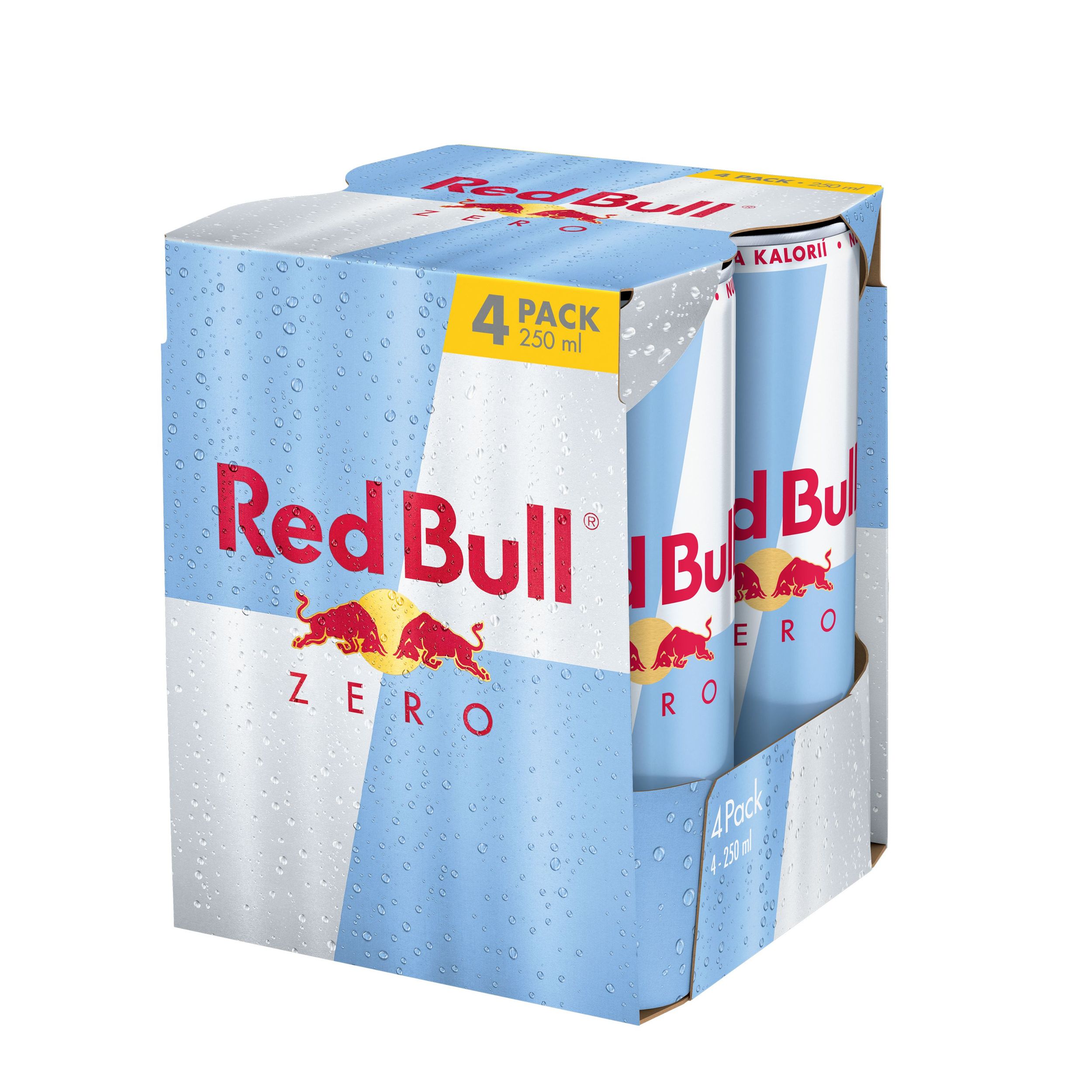 Nápoje - Red Bull Zero 4Pack 4x0,25l