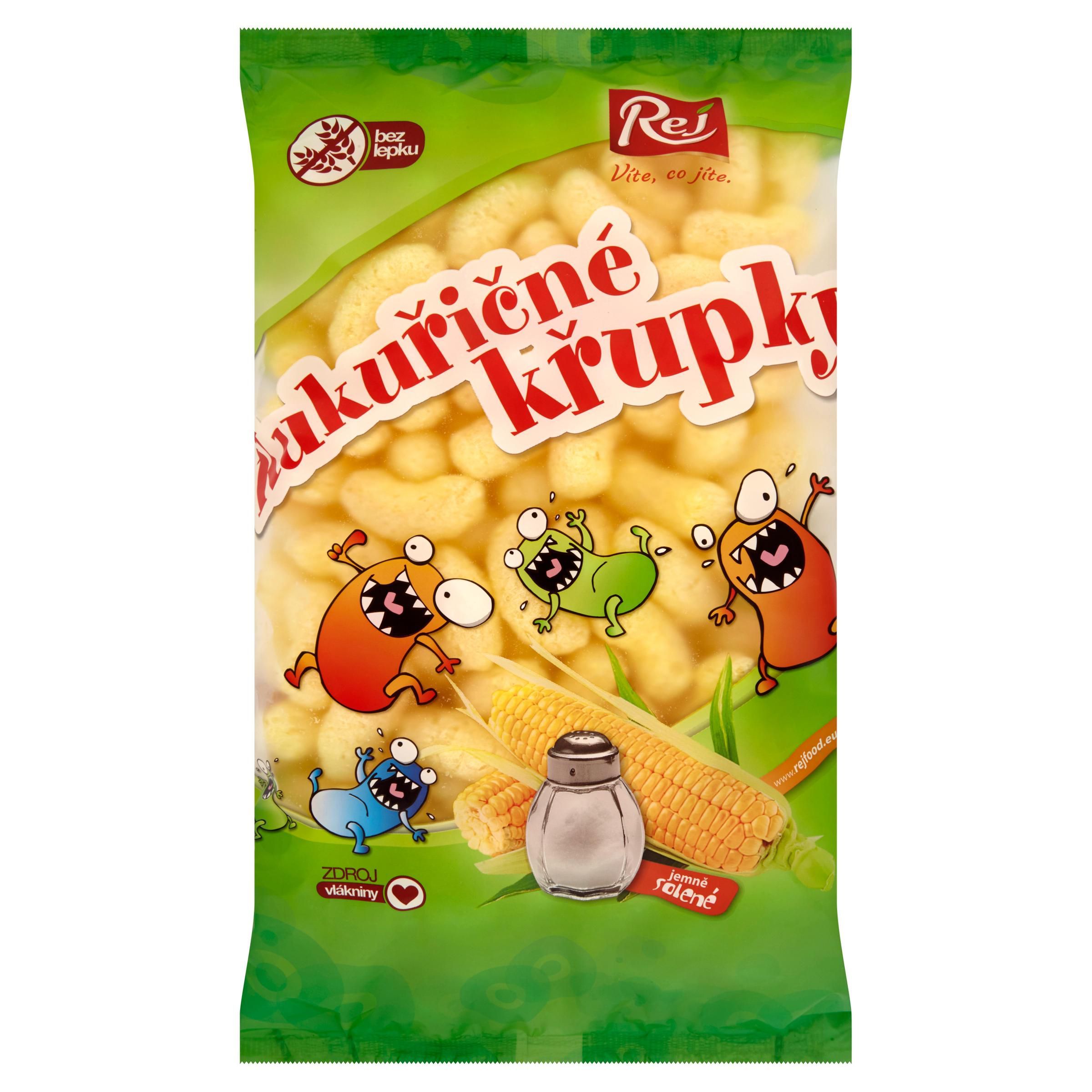 Trvanlivé potraviny - Rej Kukuřičné křupky jemně solené 100 g