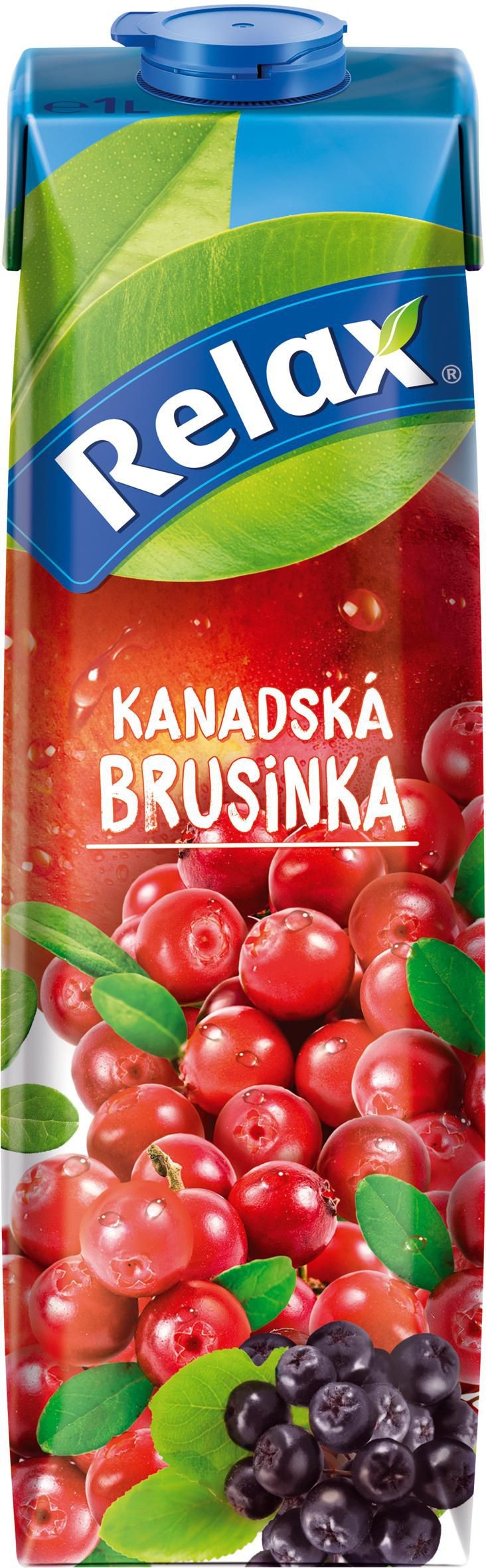 Nápoje - Relax Brusinka 1 l