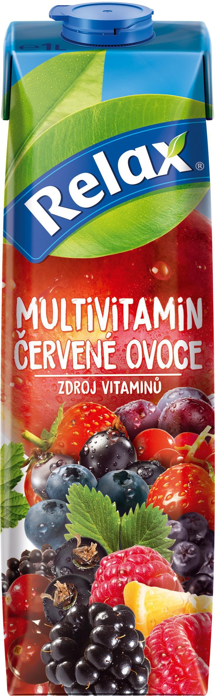 Nápoje - Relax Červený multivitamín 1 l