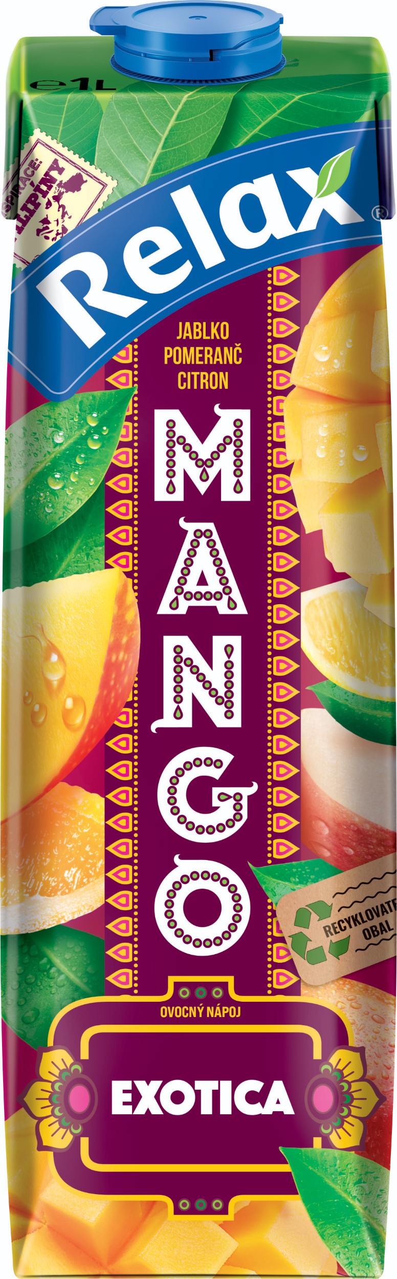 Nápoje - Relax Exotika mango 1 l