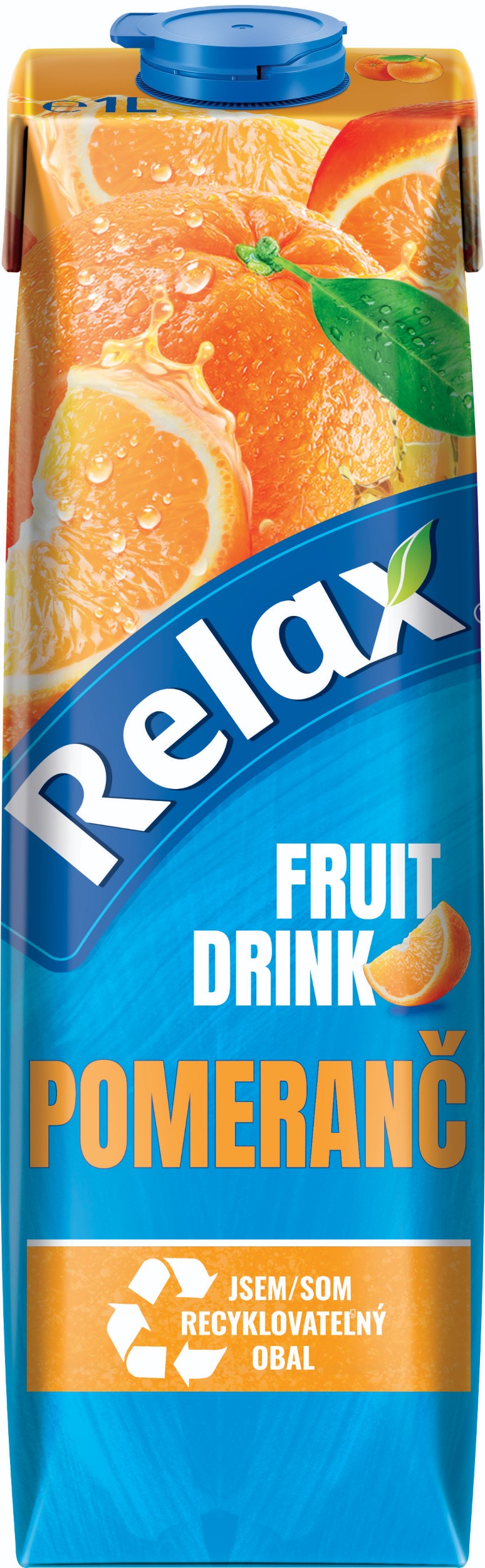 Nápoje - Relax Fruit drink Pomeranč 1l