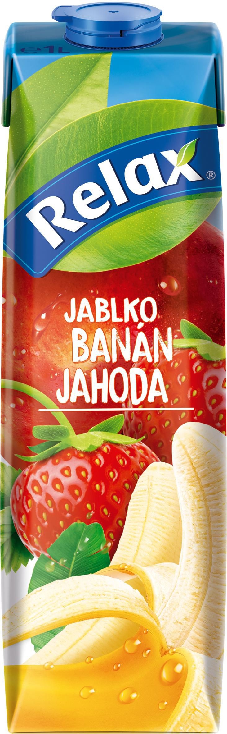 Nápoje - Relax Jablko-Banán-Jahoda 1l