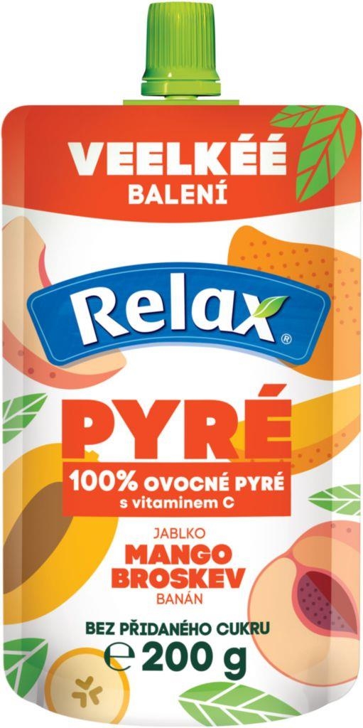 Svět dětí - Relax Pyré 100% mango - broskev 200g
