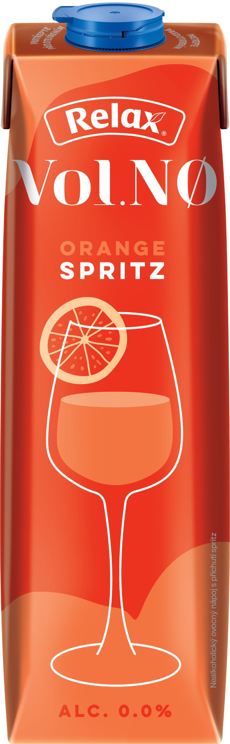 Nápoje - Relax VOL.NO příchuť Orange Spritz 1 l