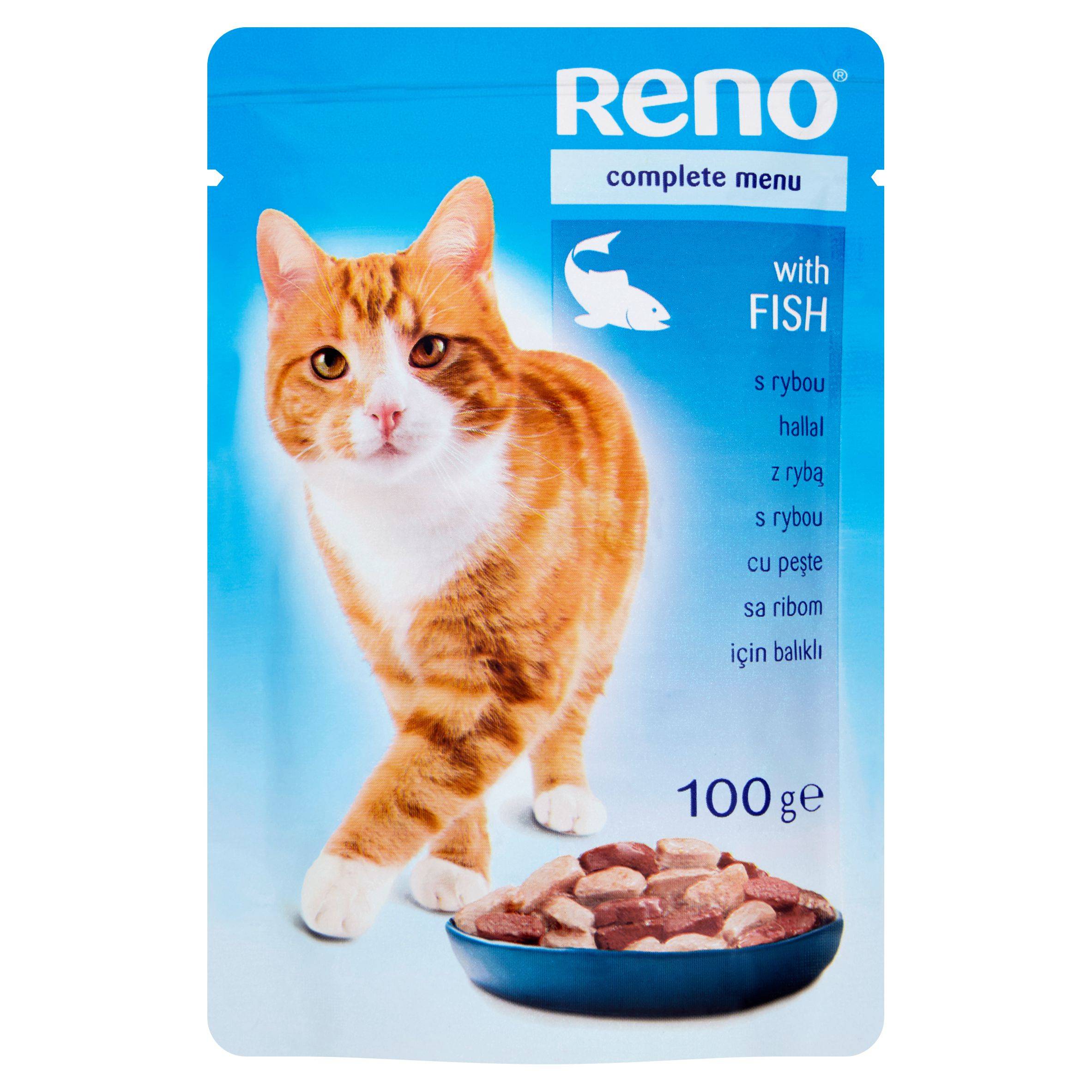 Svět zvířat - Reno Kompletní krmivo pro dospělé kočky s rybou 100 g