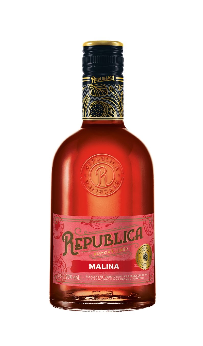 Nápoje - Republica Malina 20,0% 0,5 l