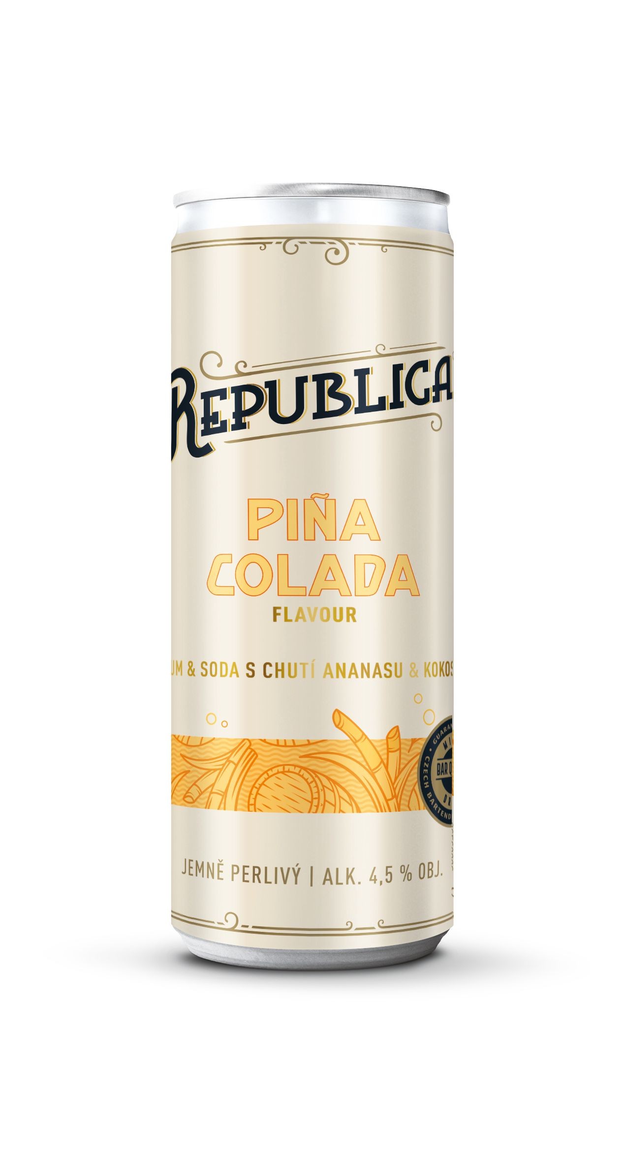 Nápoje - Republica Piňacolada 4.5% 0.25l