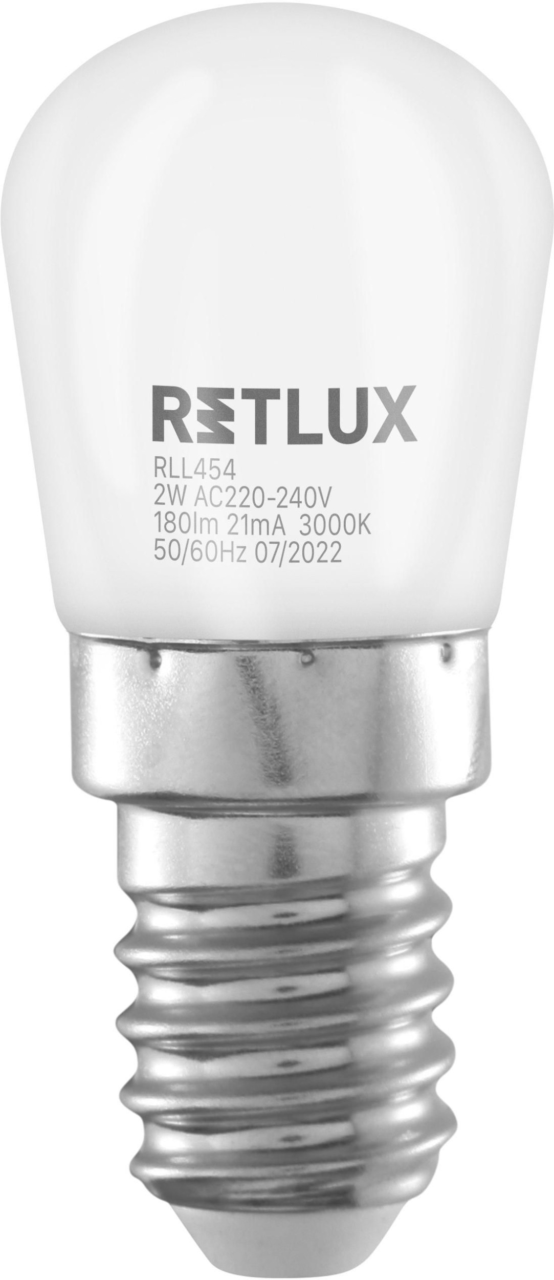 Elektro - Retlux Led žárovka RLL 454 T26 2W E14