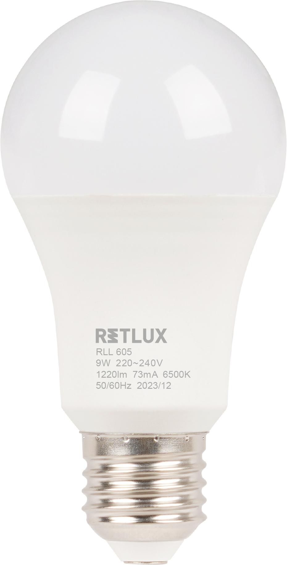 Elektro - Retlux Led žárovka RLL 605 A60 E27 bulb 9W DL D