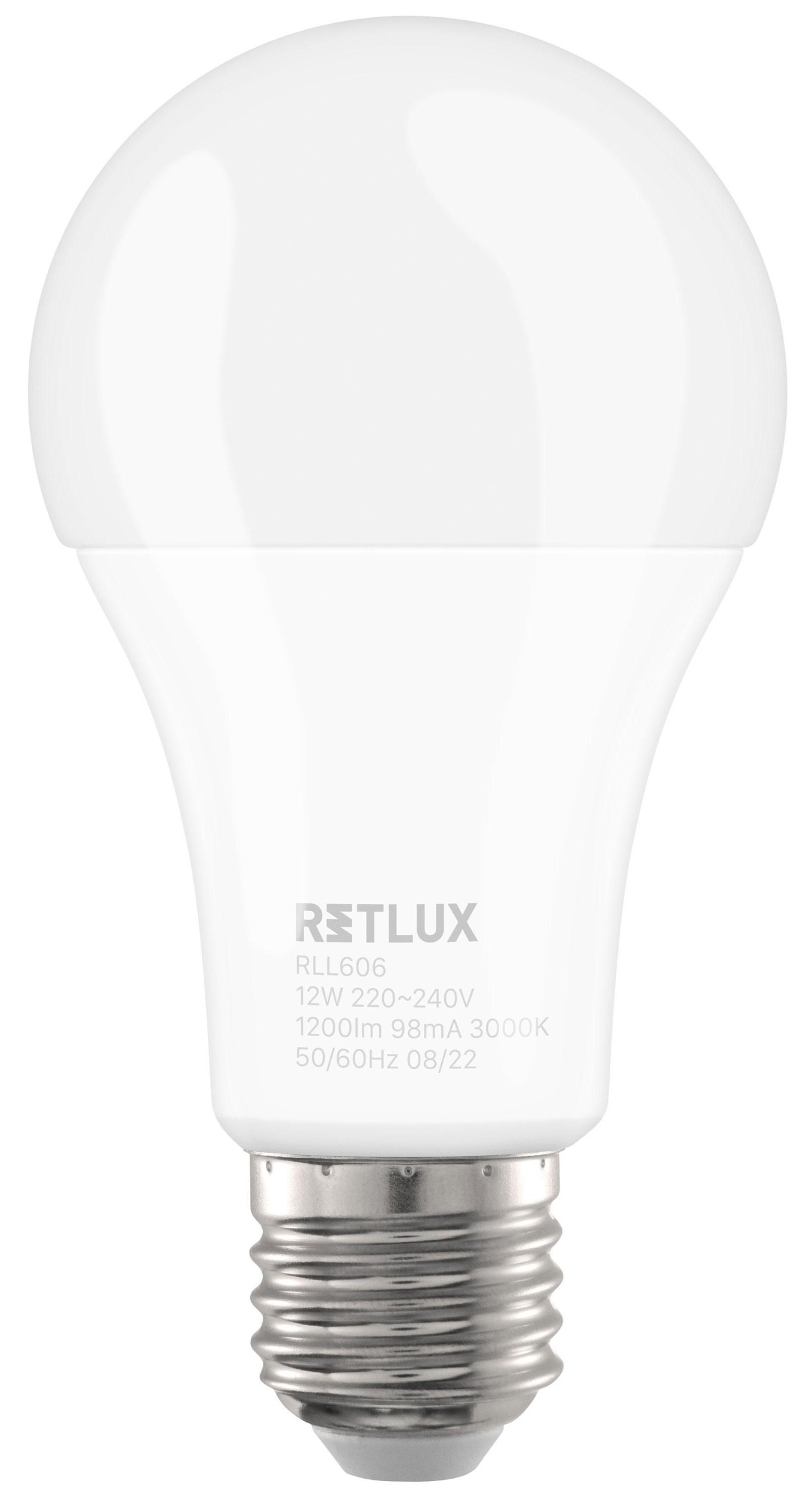 Elektro - Retlux Led žárovka RLL 606 A60 E27 bulb 12W WW D