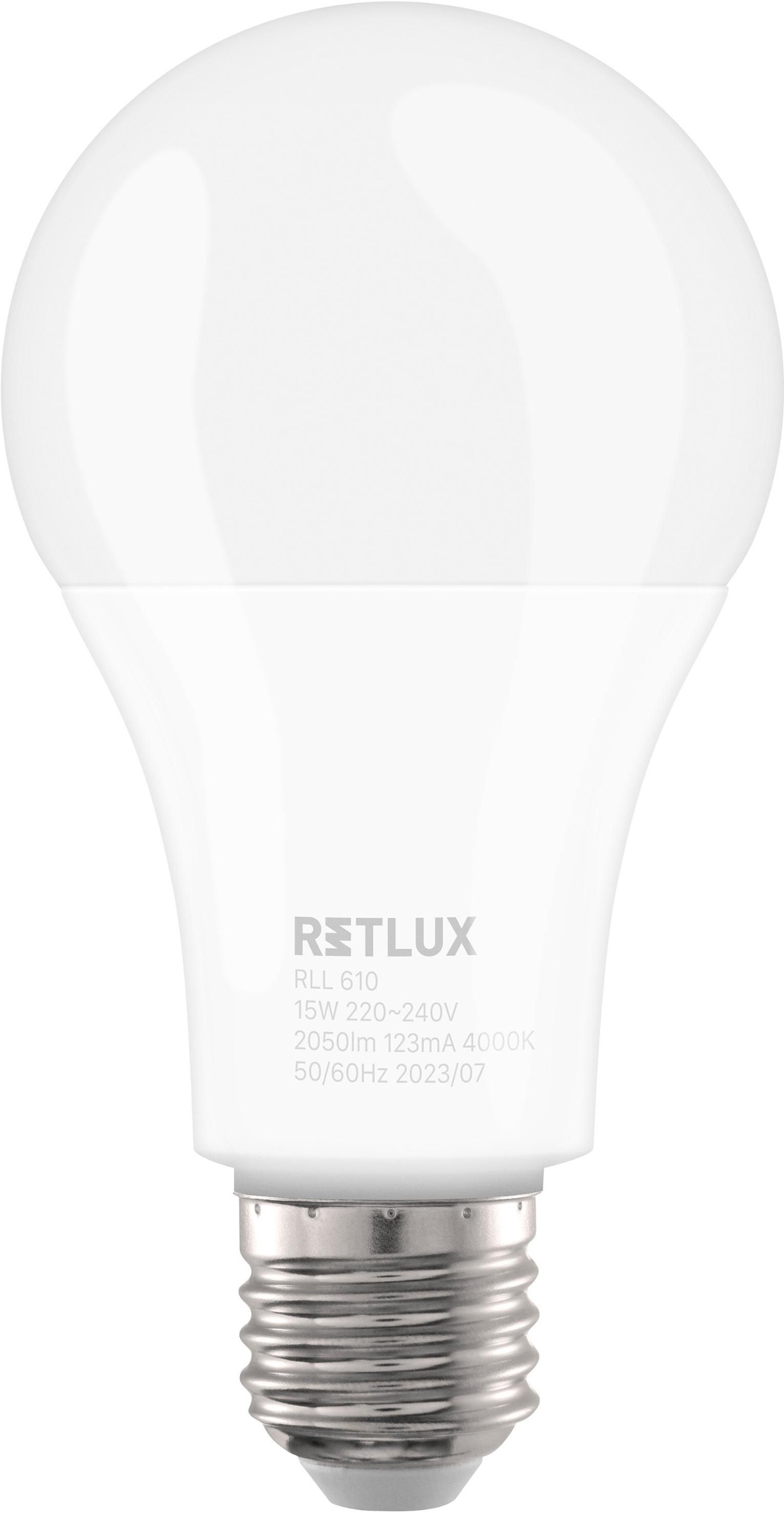 Elektro - Retlux Led žárovka RLL 610 A70 E27 bulb 15W WW D