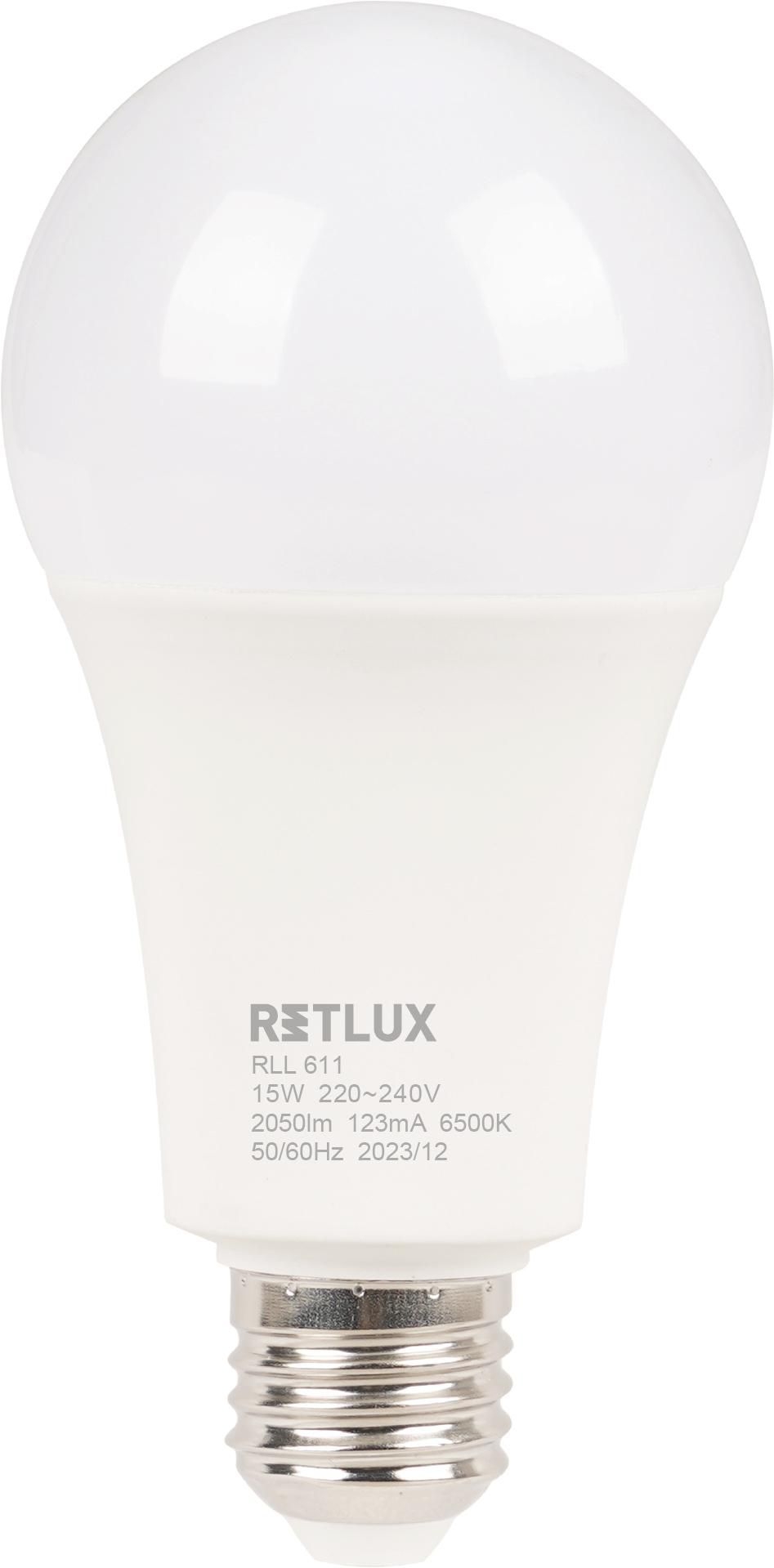 Elektro - Retlux Led žárovka RLL 611 A70 E27 bulb 15W DL D