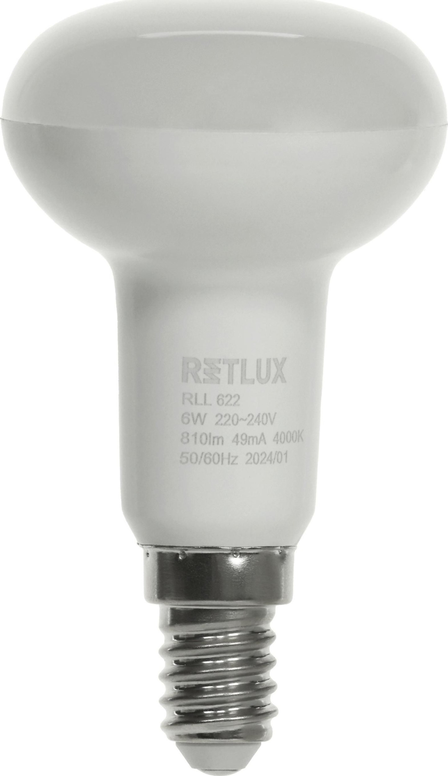 Elektro - Retlux Led žárovka RLL 622 R50 E14 Spot 6W CW D